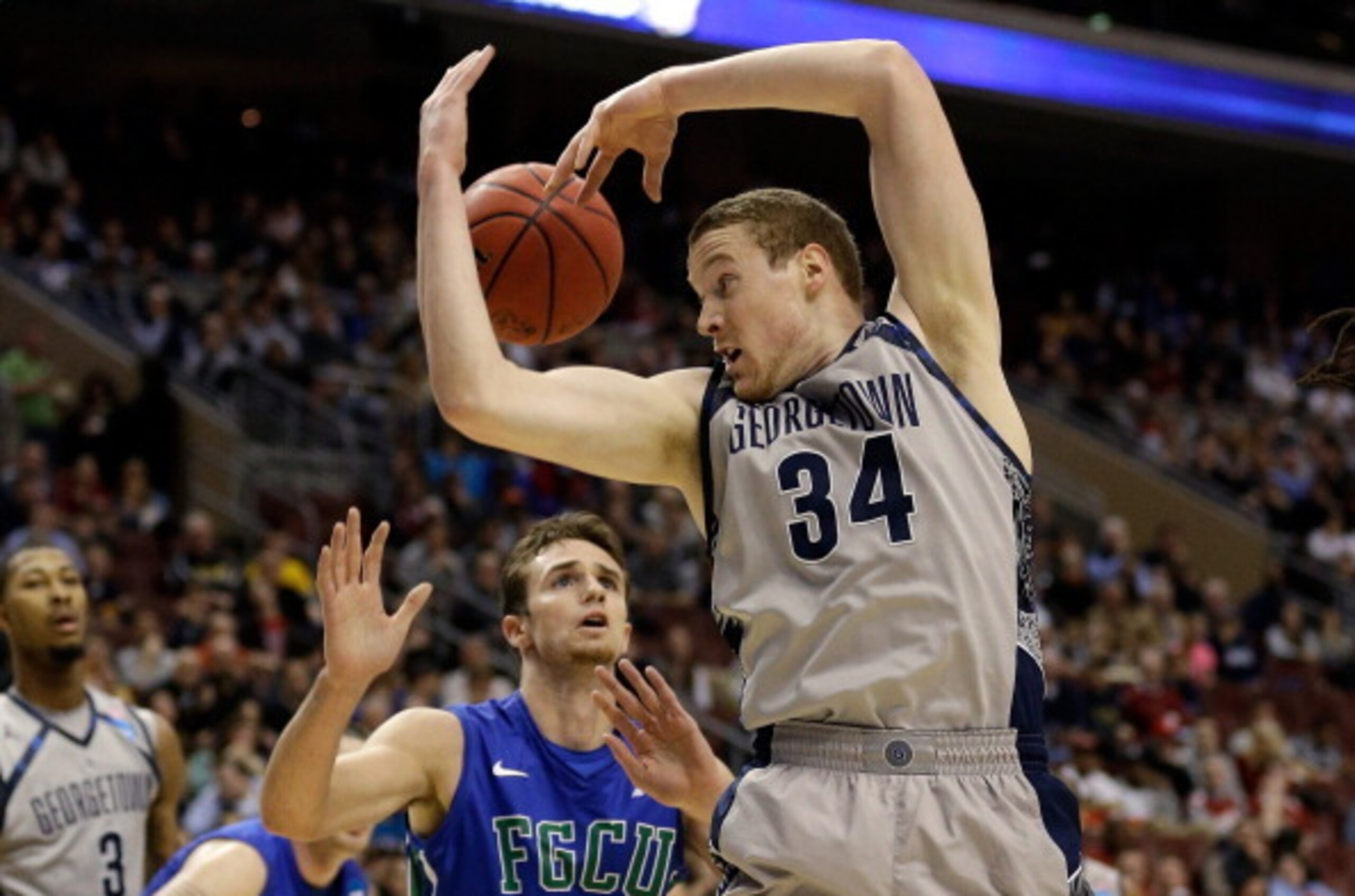 Nate Lubick in the 2013 loss to Florida Gulf Coast