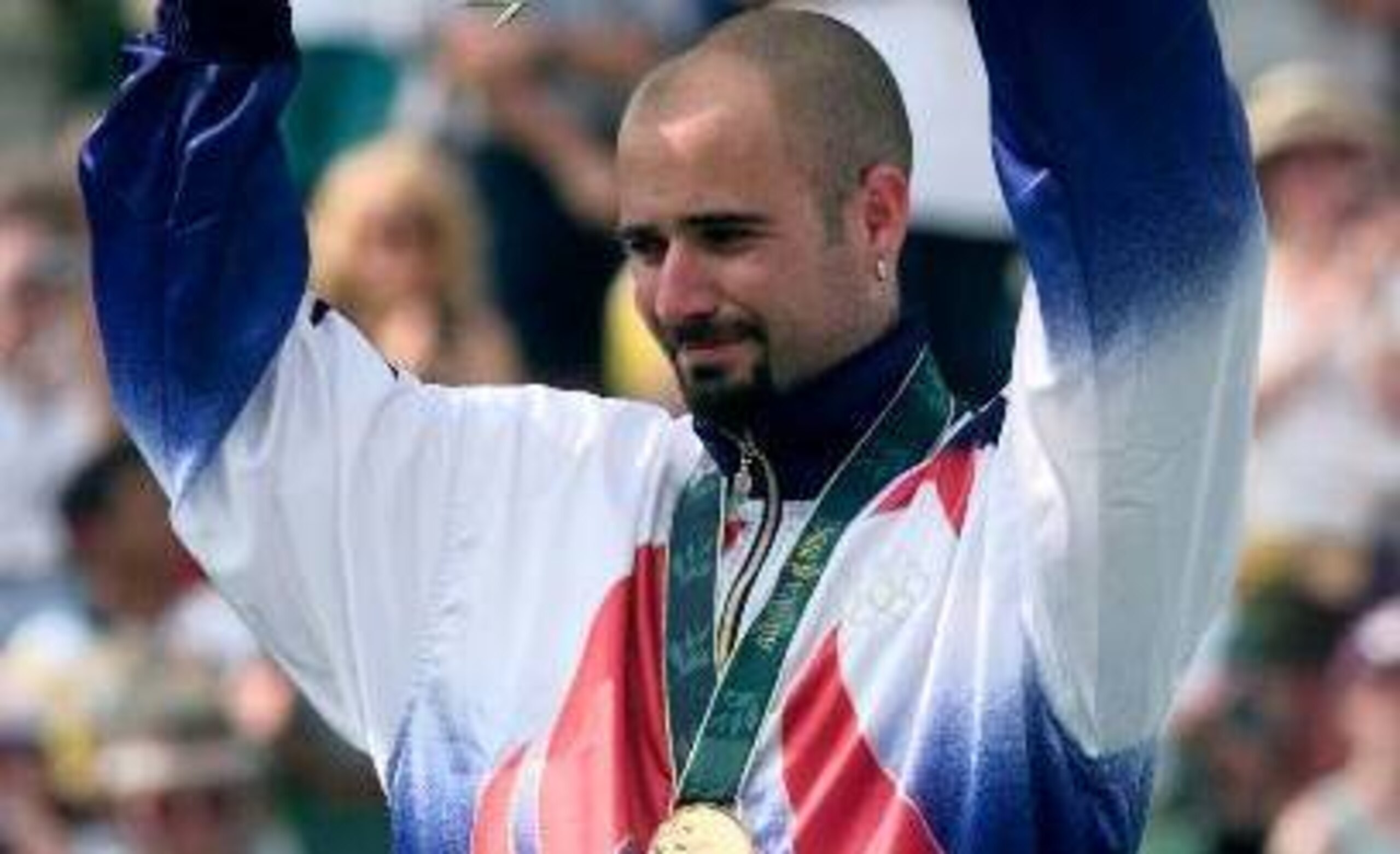 Andre Agassi won the 1996 men's singles gold medal.