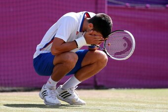 Novak Djokovic came away empty-handed in his chase for medals at the 2012 Olympics.