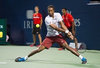 France's Gael Monfils is an amazing athlete.