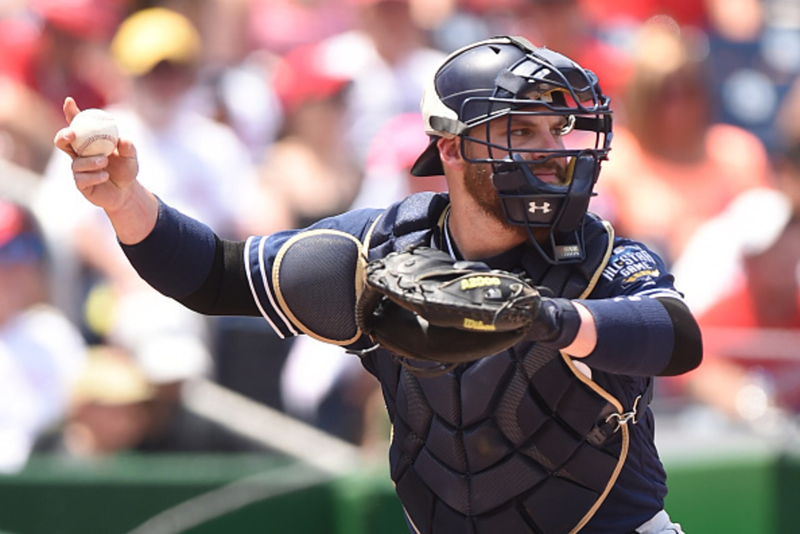 Despite rampant trade speculation, Derek Norris remains with the San Diego Padres.