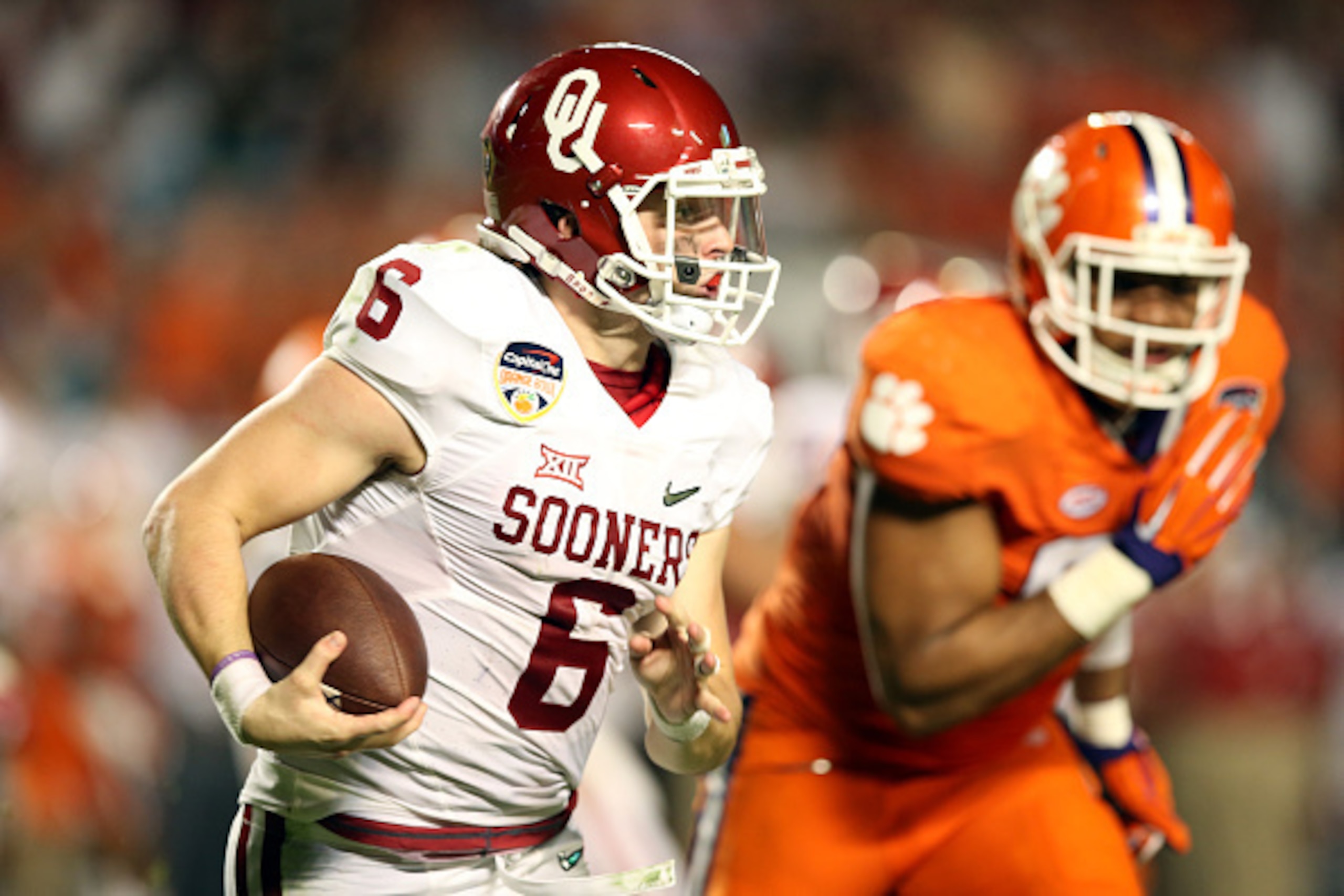 Baker Mayfield made a huge difference for the Oklahoma offense last fall.
