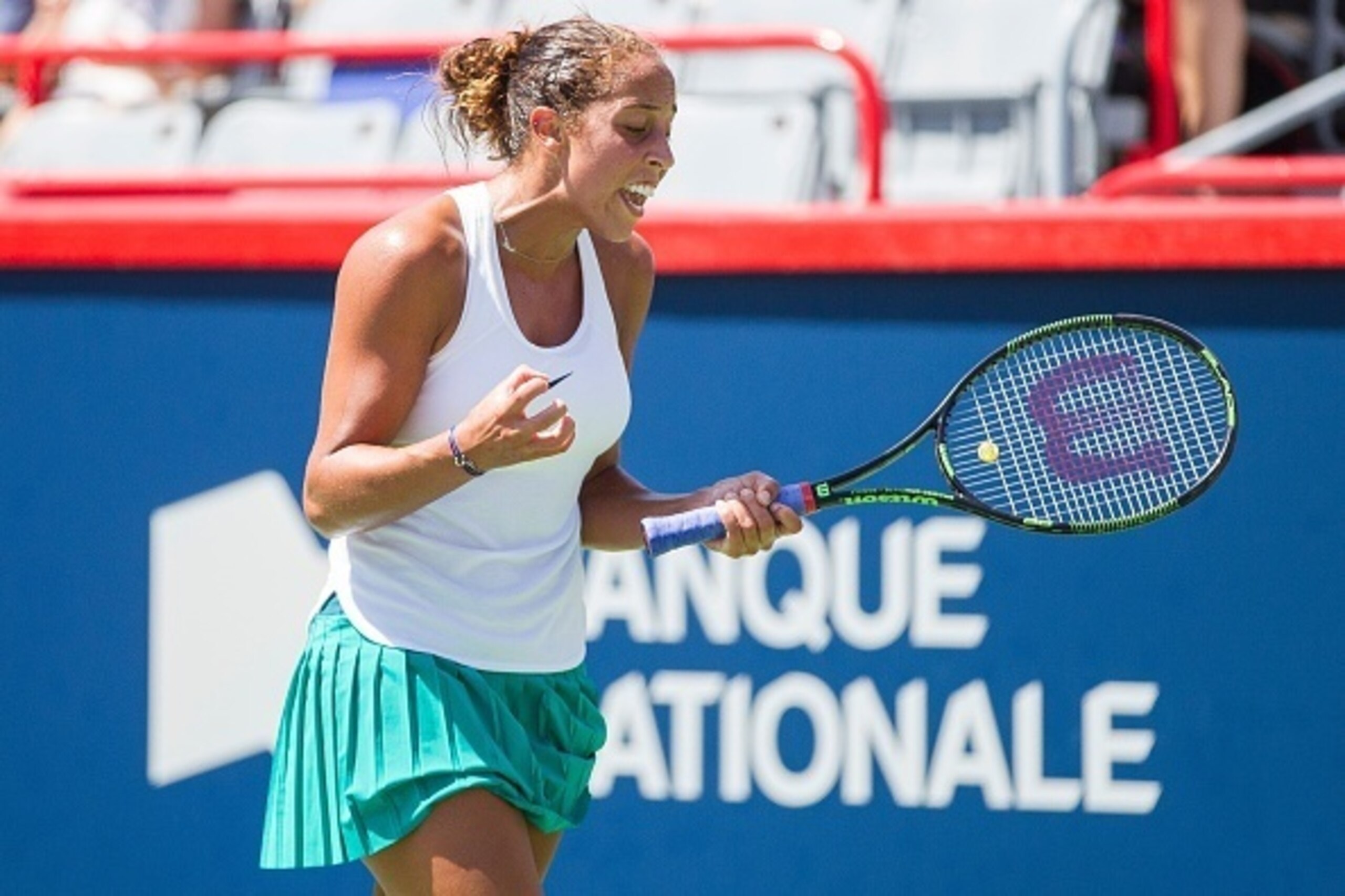 Madison Keys is very talented but can be erratic. Madison Keys is very talented but can be erratic.