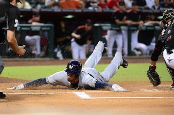 Orlando Arcia scored four runs while batting No. 2 on Saturday.