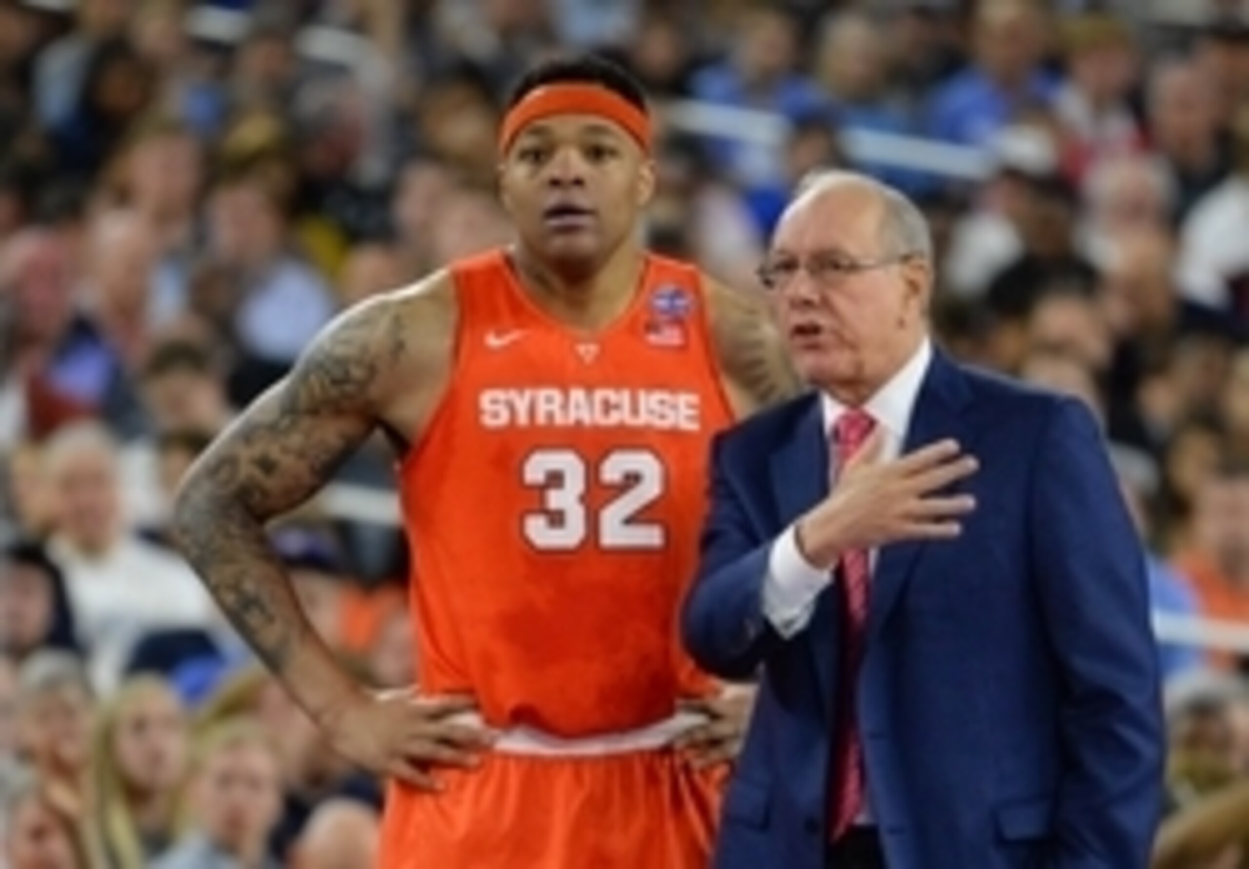 DaJuan Coleman and Jim Boeheim