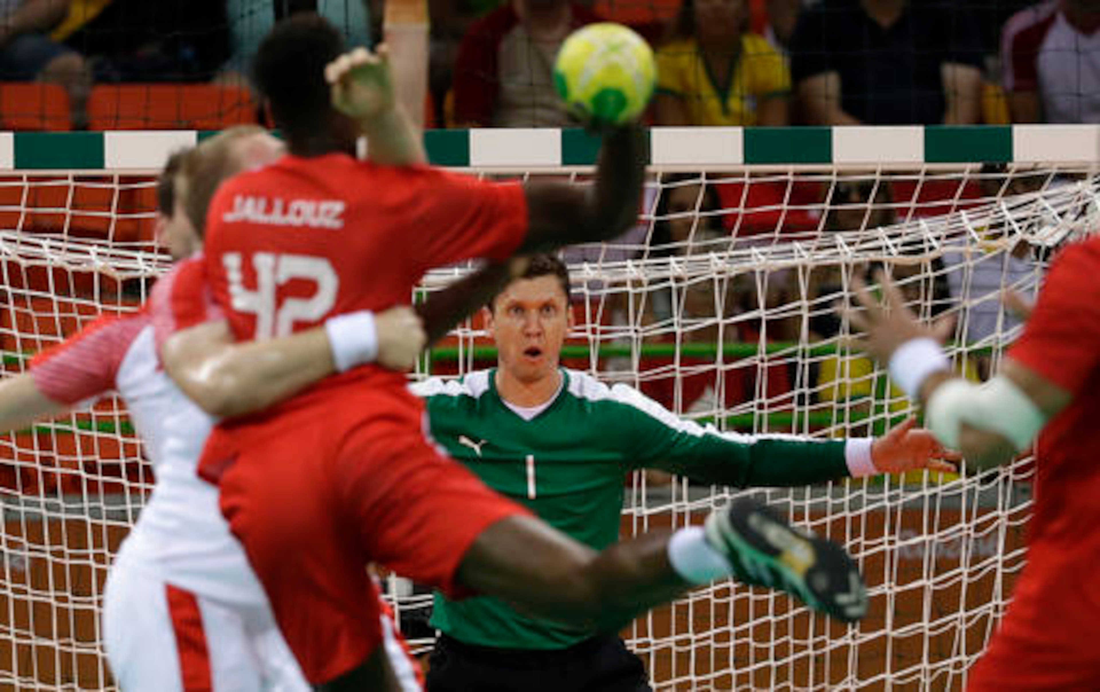 Olympic handball is fun to watch even if you don't know all of the rules.