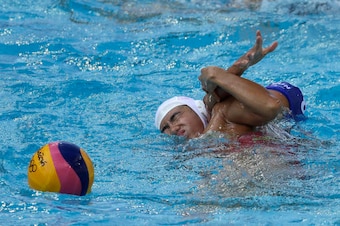 Water polo players can be downright mean during matches.