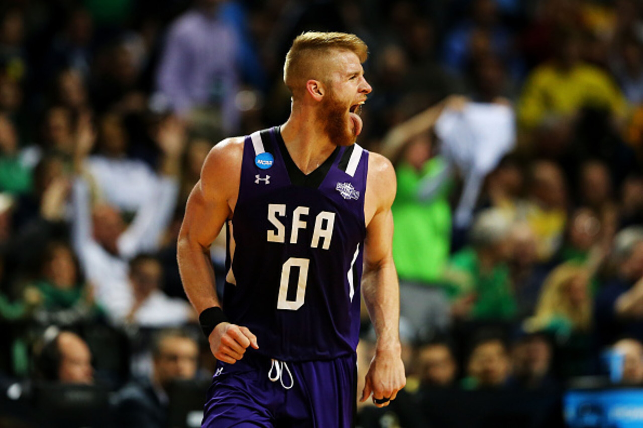 Thomas Walkup led the Lumberjacks to two huge upsets.