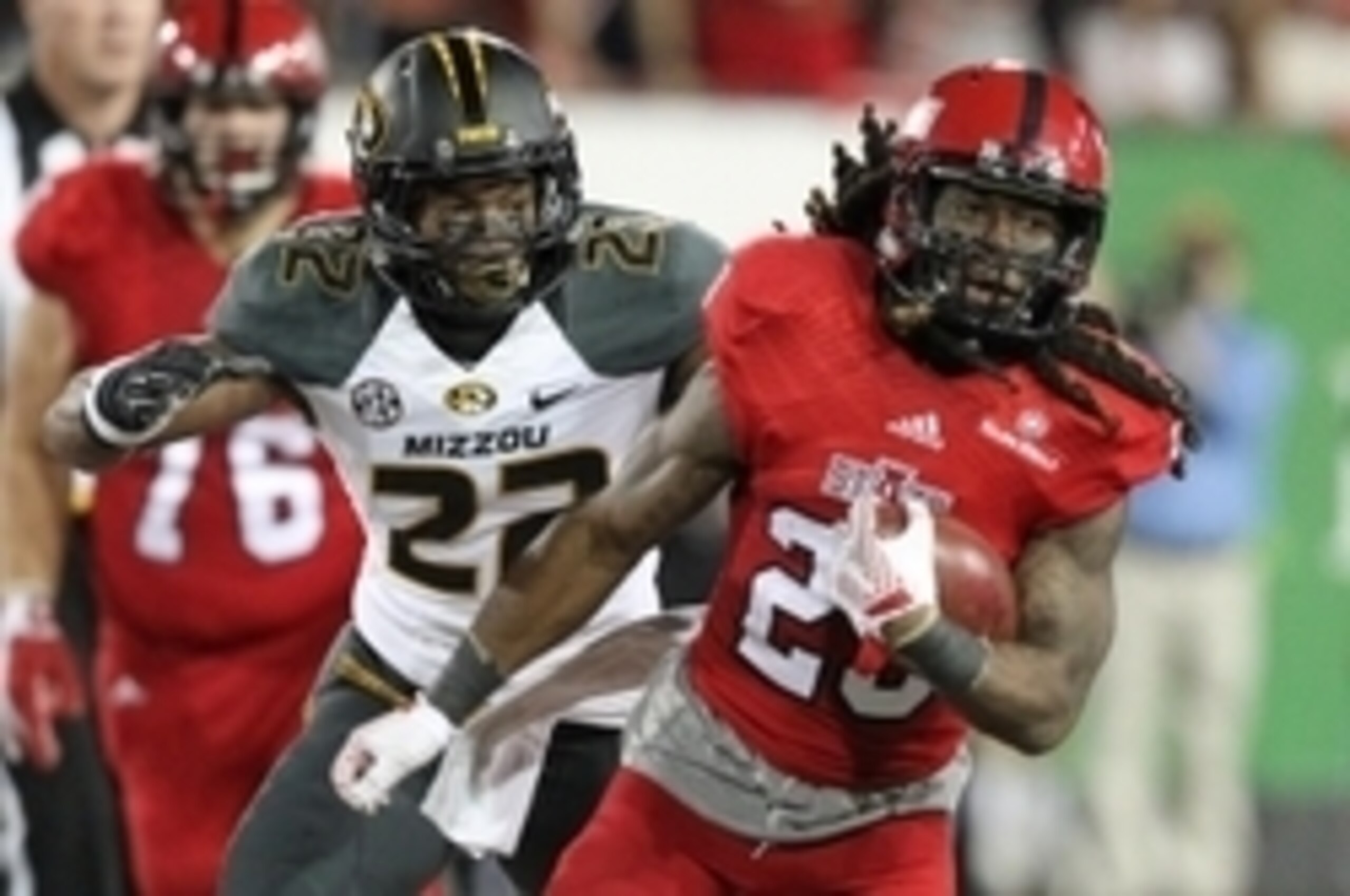 J.D. McKissic (right) at Arkansas State J.D. McKissic (right) at Arkansas State