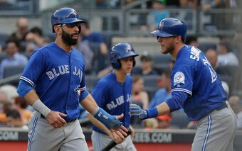 Jose Bautista and Michael Saunders