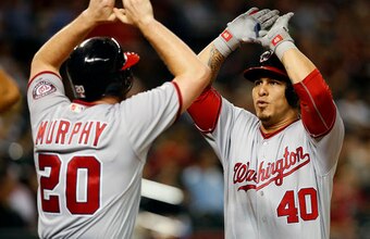 Daniel Murphy and Wilson Ramos