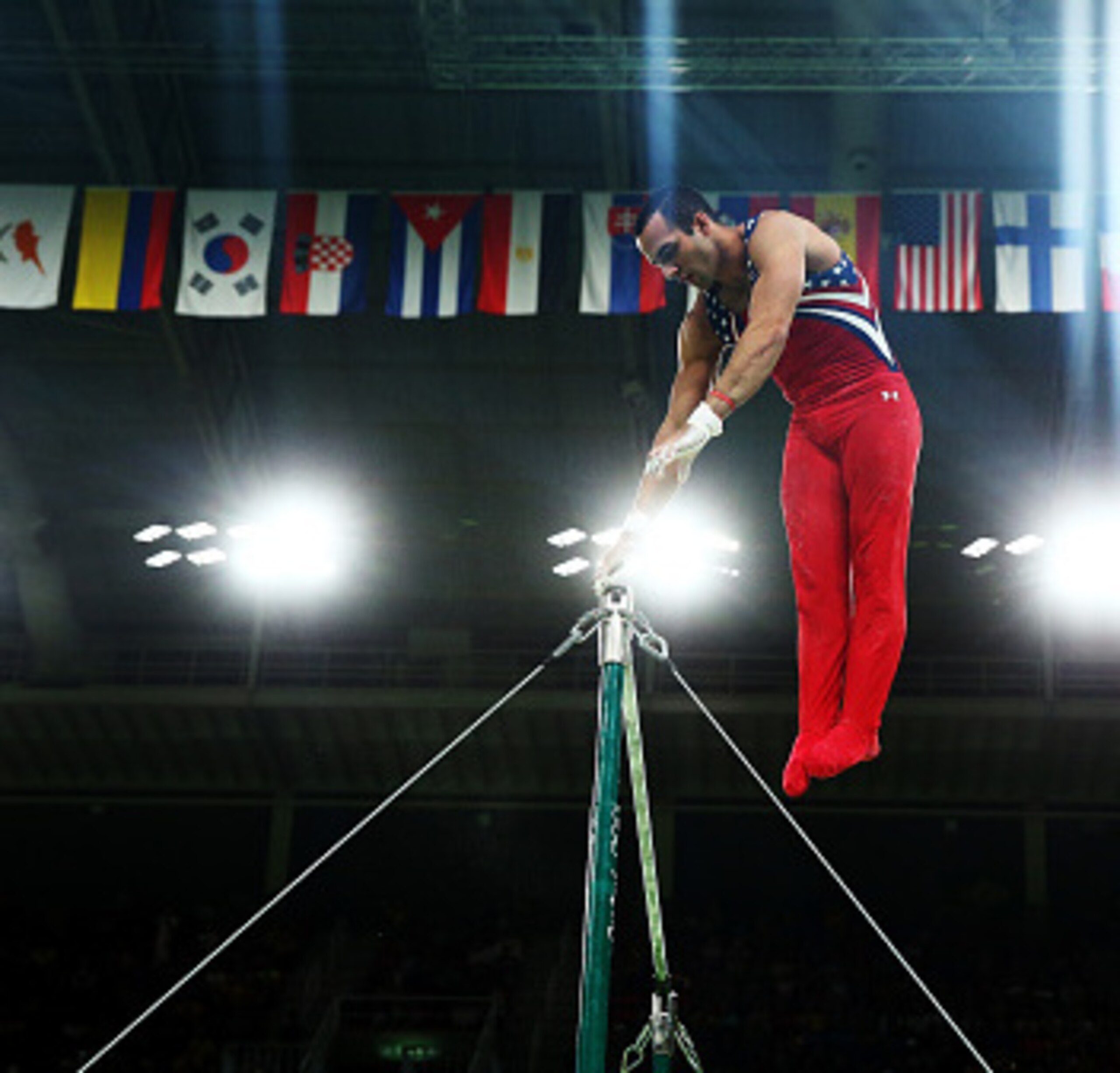 Danell Leyva has two shots at a medal.