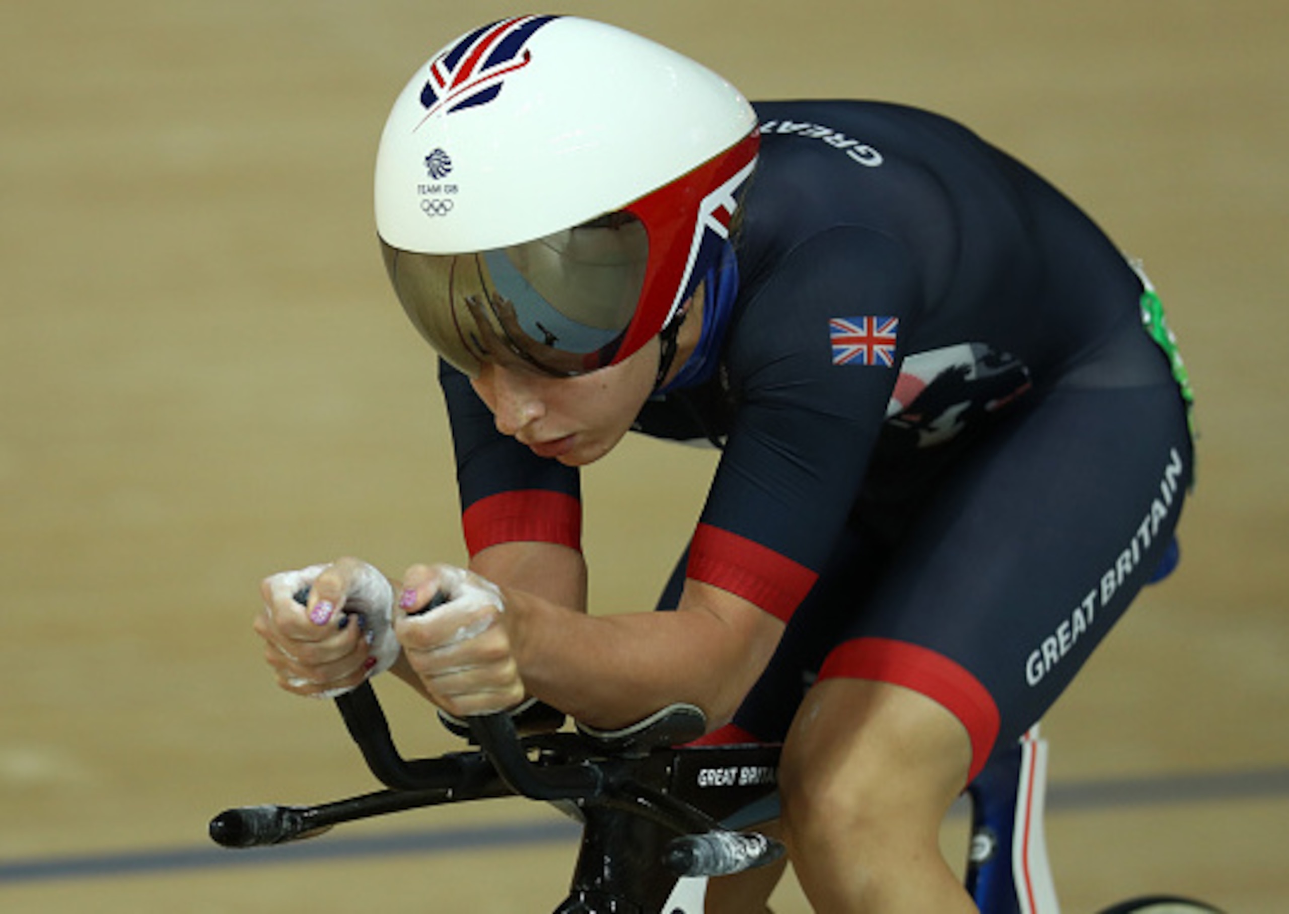 The helmet screams "Cool Brittania."