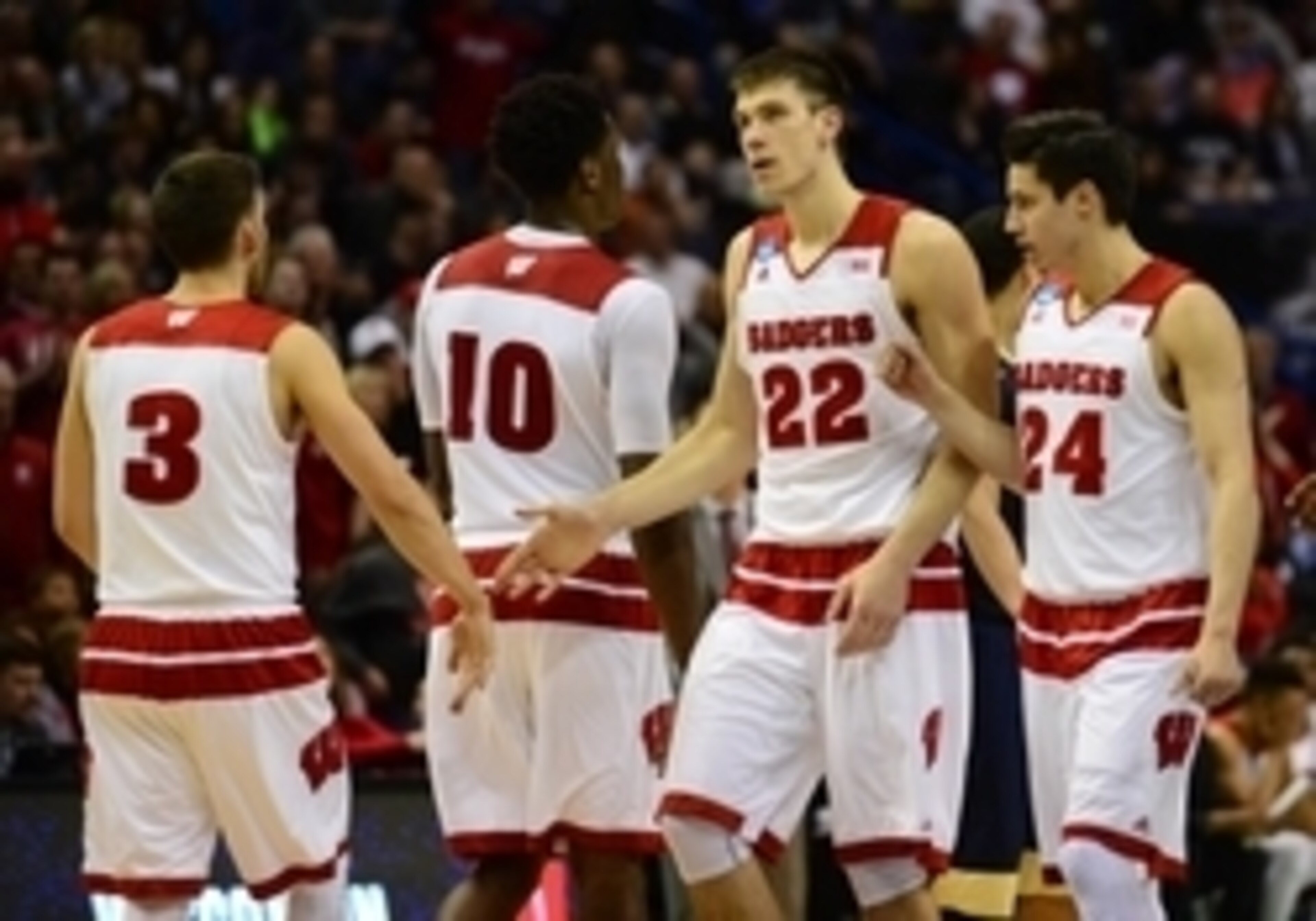 Ethan Happ (22), Bronson Koenig (24), Zak Showalter (3) and Nigel Hayes (10) will all be back this year.