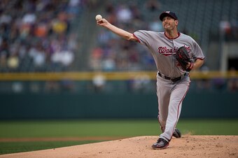 Max Scherzer could lead the Washington Nationals pitching staff to the single-season strikeout record.