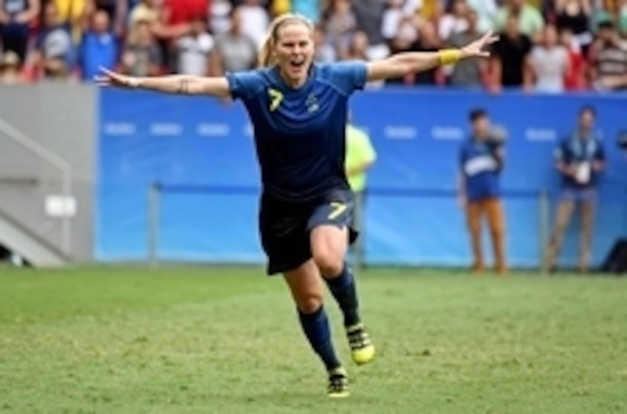 Sweden's Lisa Dahlkvist netted the game-winning penalty kick for the second time in two matches.