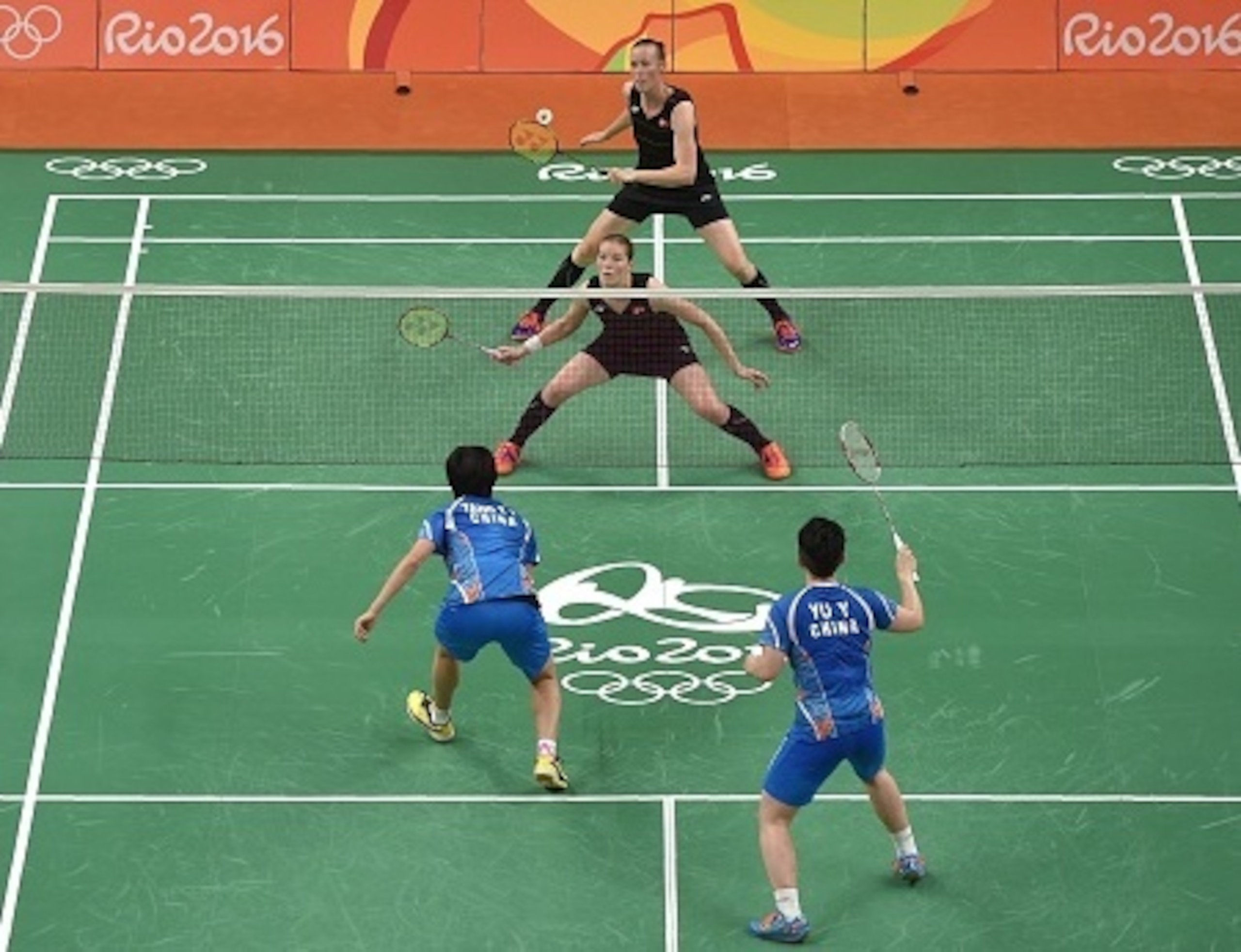 Denmark has the court covered. Denmark has the court covered.