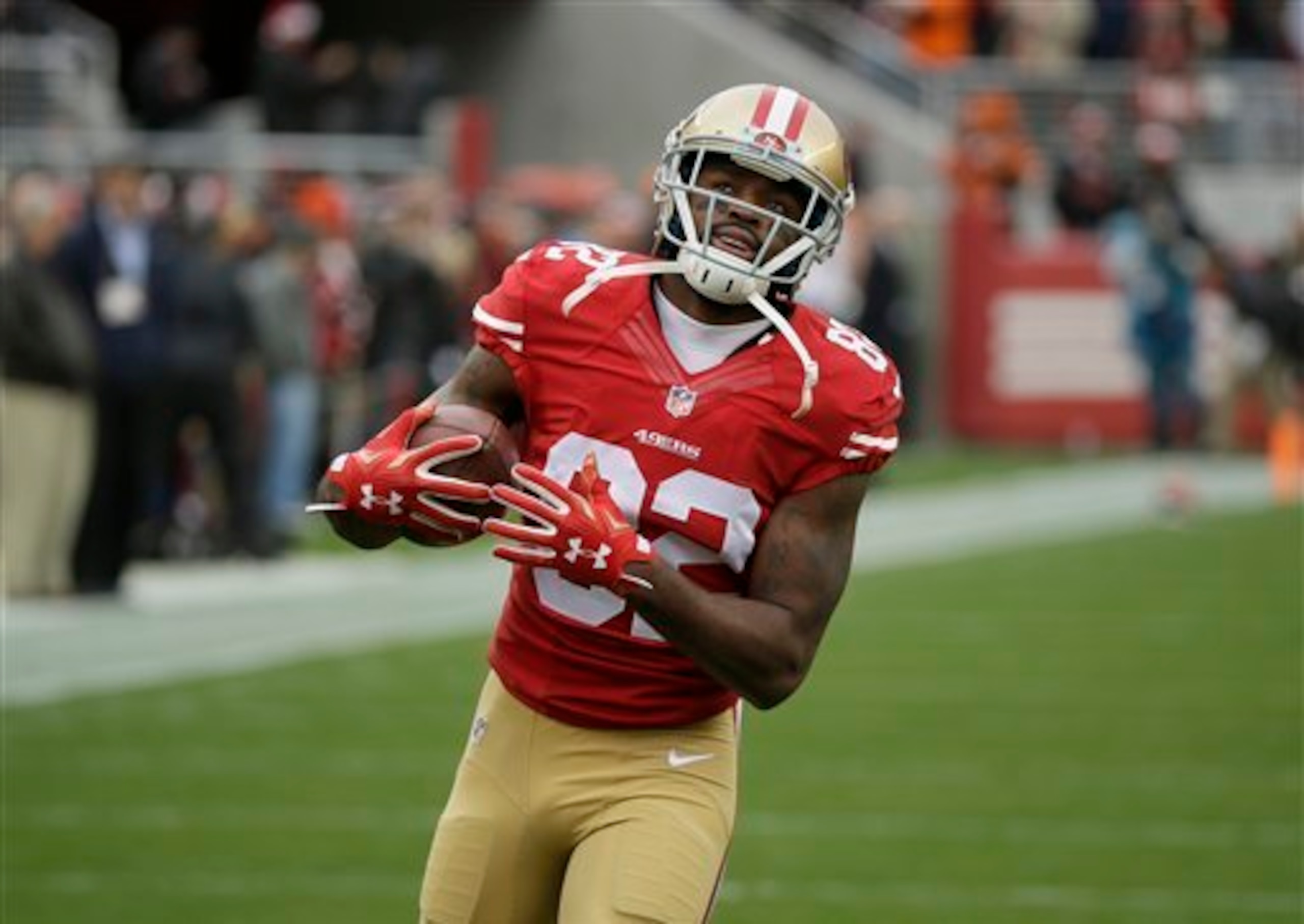 Torrey Smith may welcome a move from the San Francisco 49ers to the Detroit Lions. Torrey Smith may welcome a move from the San Francisco 49ers to the Detroit Lions.