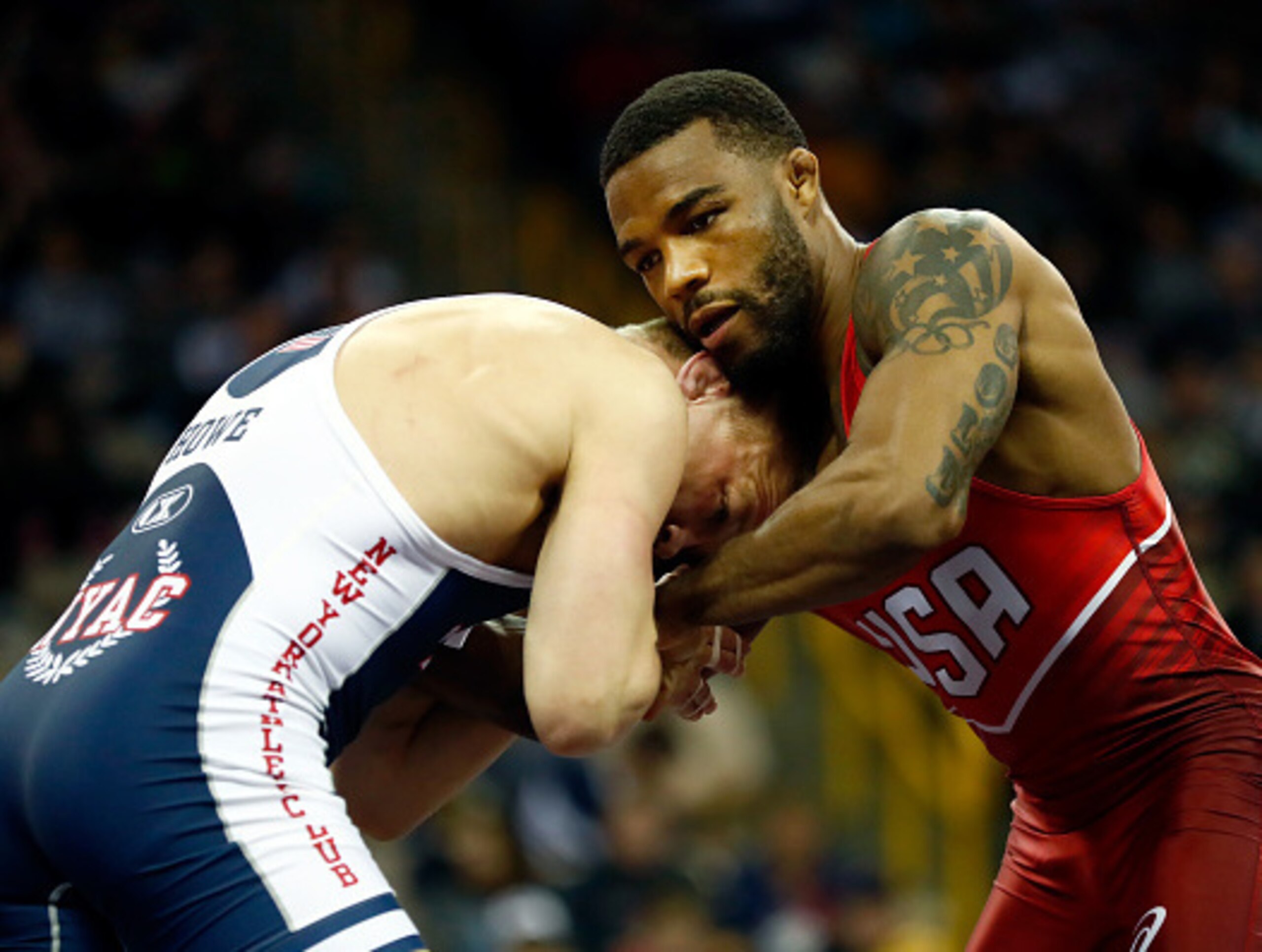 Gold. Gold. All Jordan Burroughs sees. Gold.