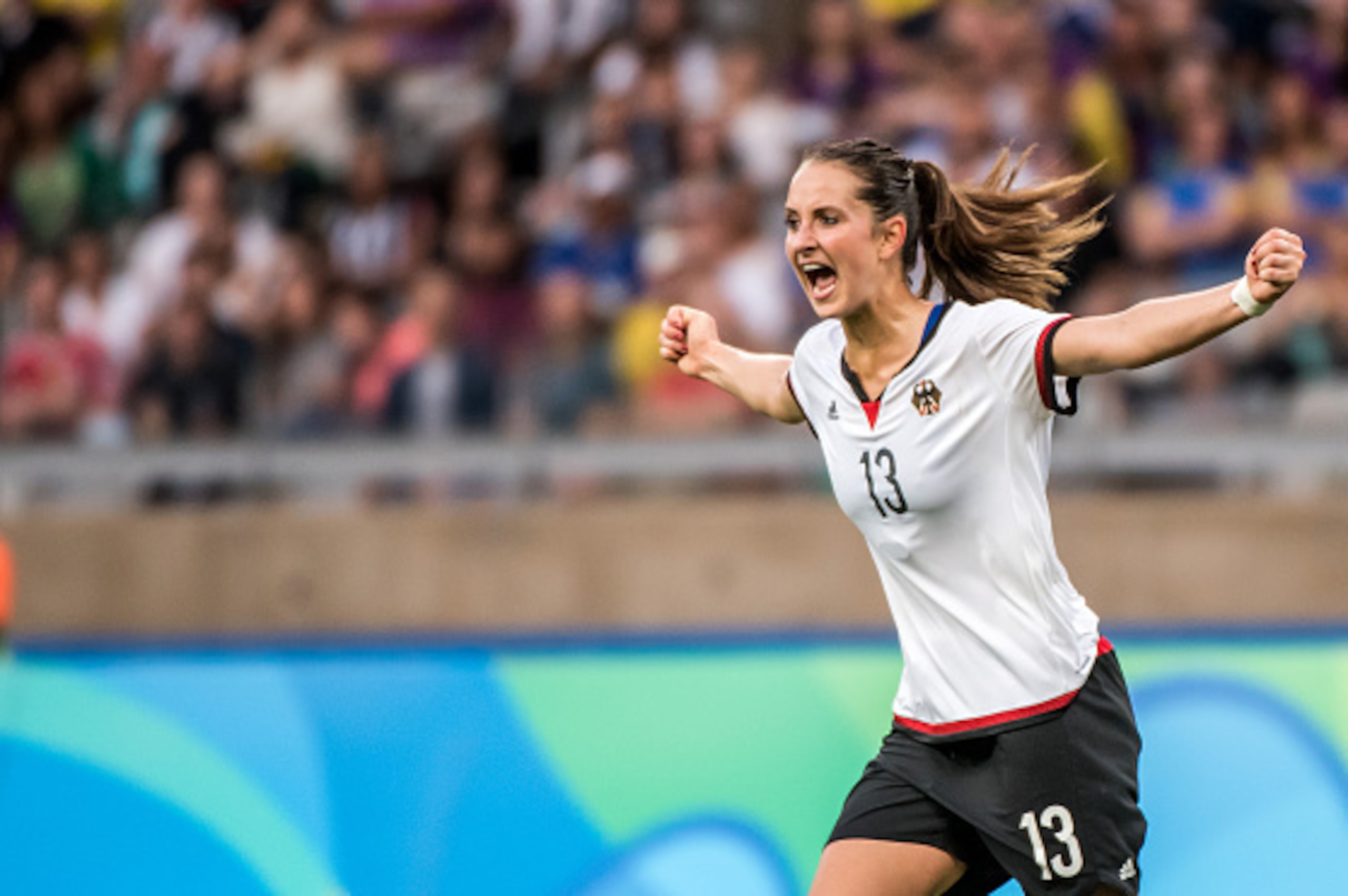 Sara Dabritz scored the goal that all but sealed Canada's fate in the semifinals.