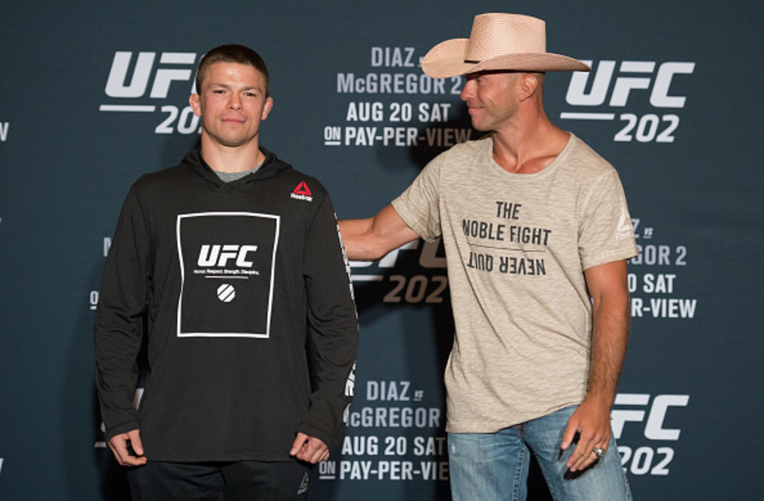 Rick Story (left) and Donald Cerrone