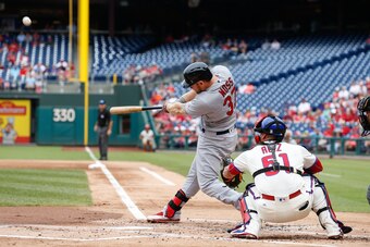 Brandon Moss is hitting home runs at a remarkable rate.