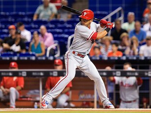 Cesar Hernandez has displayed more power and plate discipline this month.