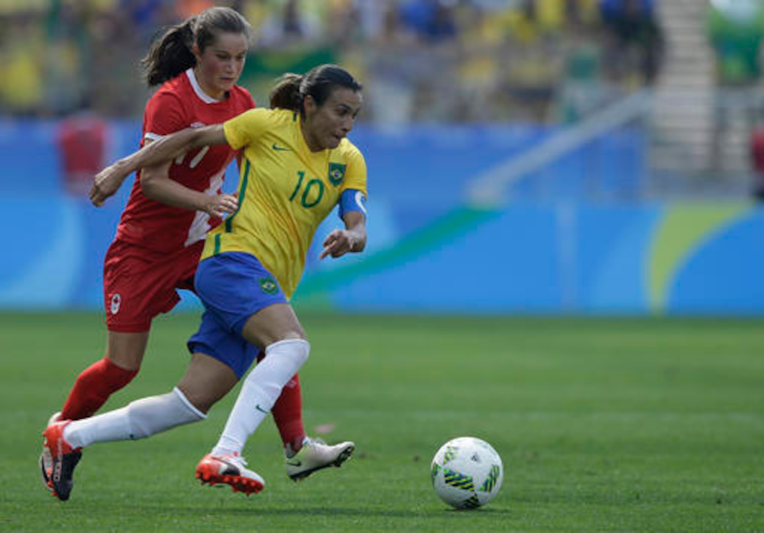 Marta couldn't guide her country to a medal, but was excellent.