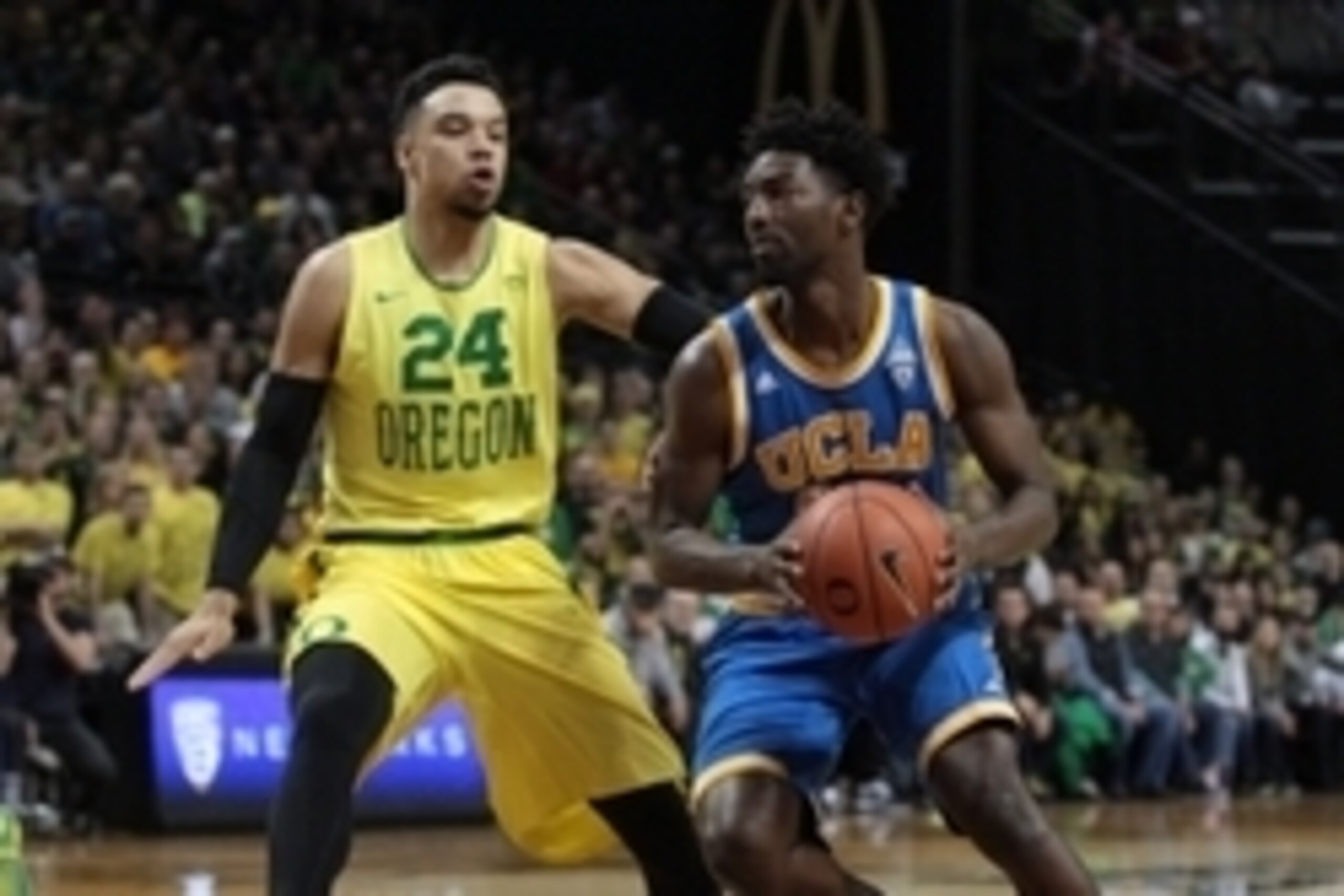 Oregon's Dillon Brooks and UCLA's Isaac Hamilton