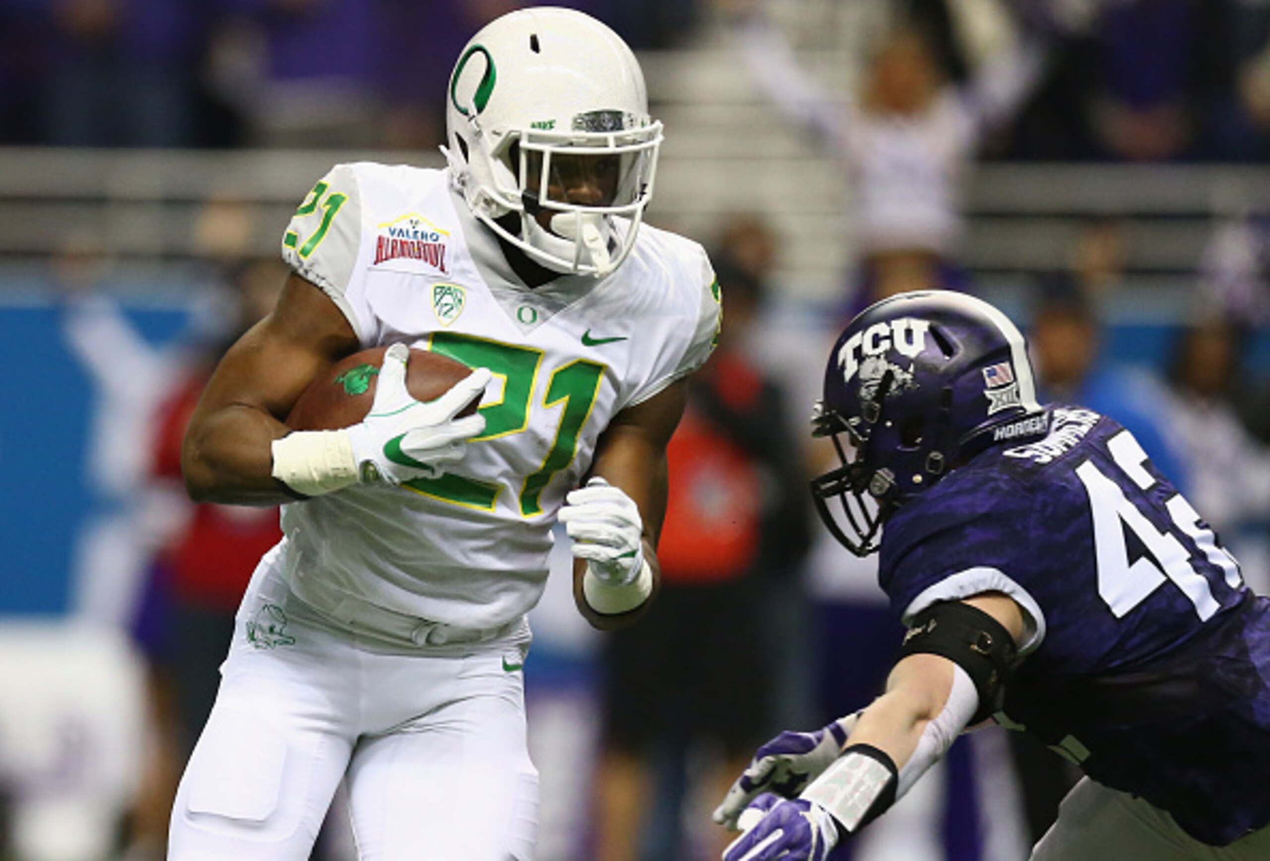 Oregon running back Royce Freeman