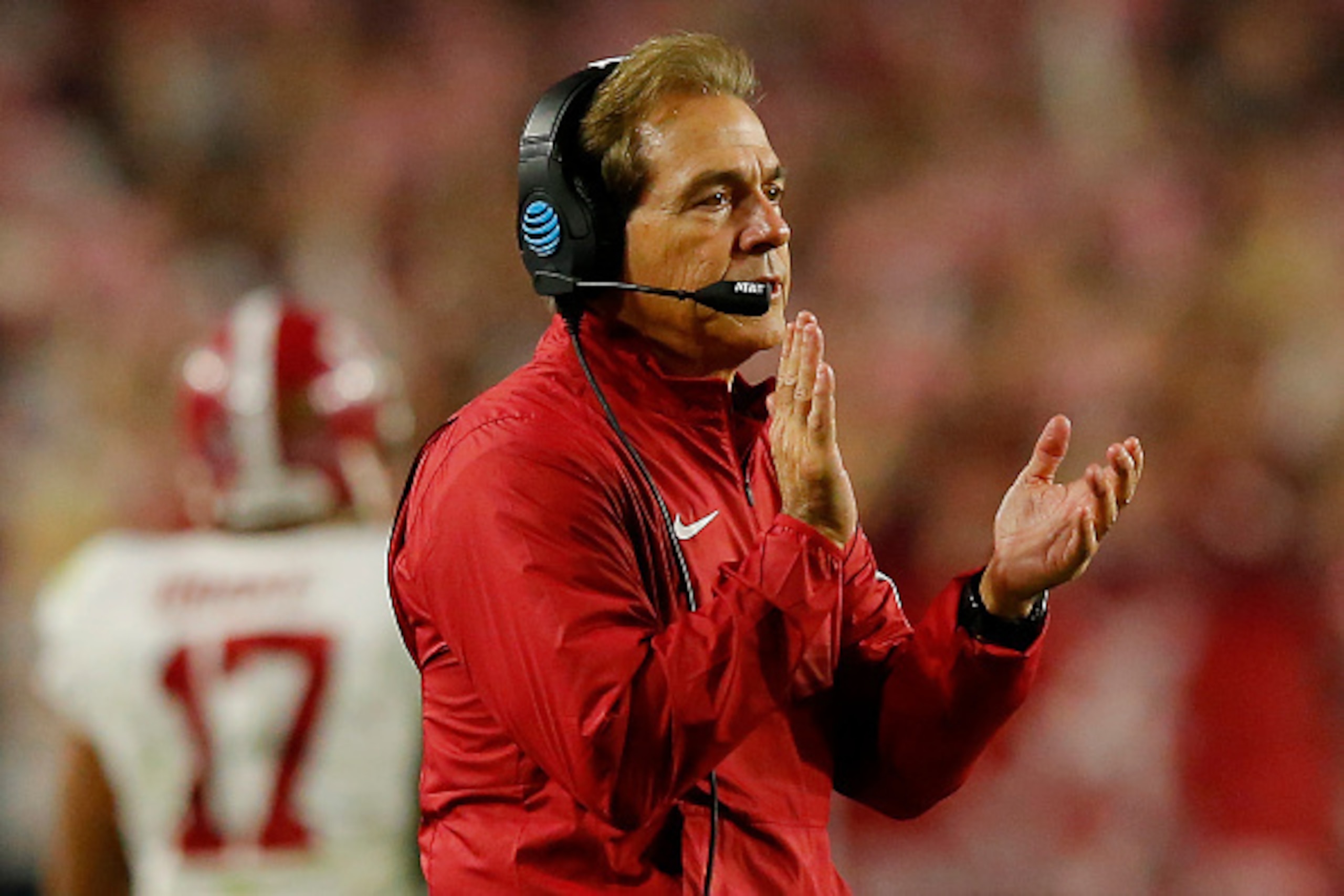 Alabama head coach Nick Saban