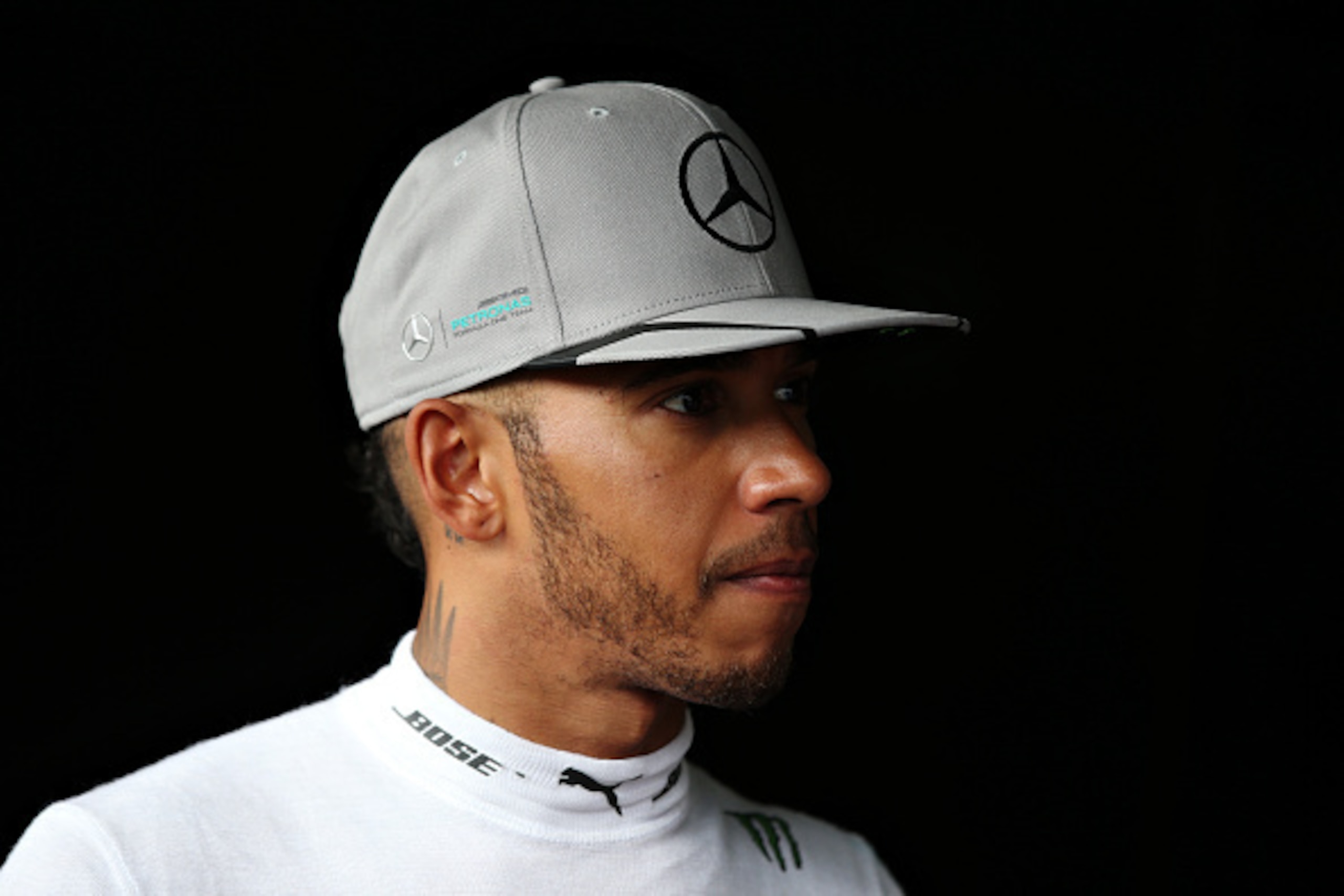 Championship leader Lewis Hamilton.