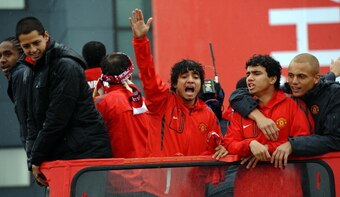 The twins had plenty to celebrate in their young years at United.