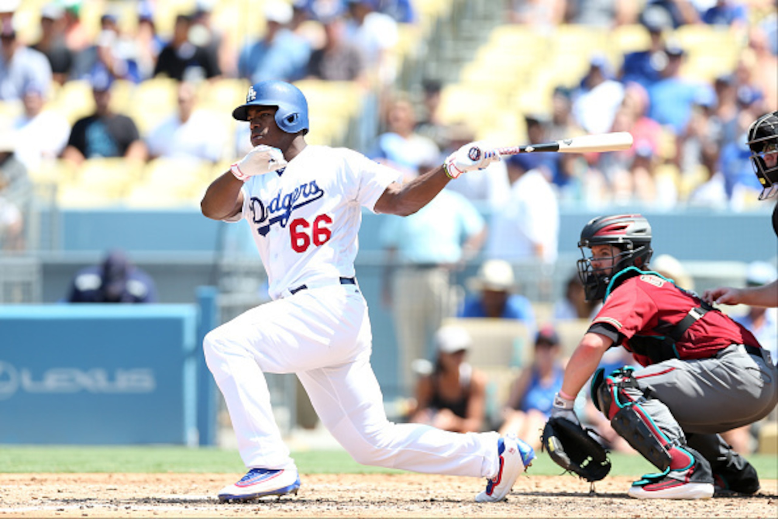 Yasiel Puig is torching Triple-A pitching.