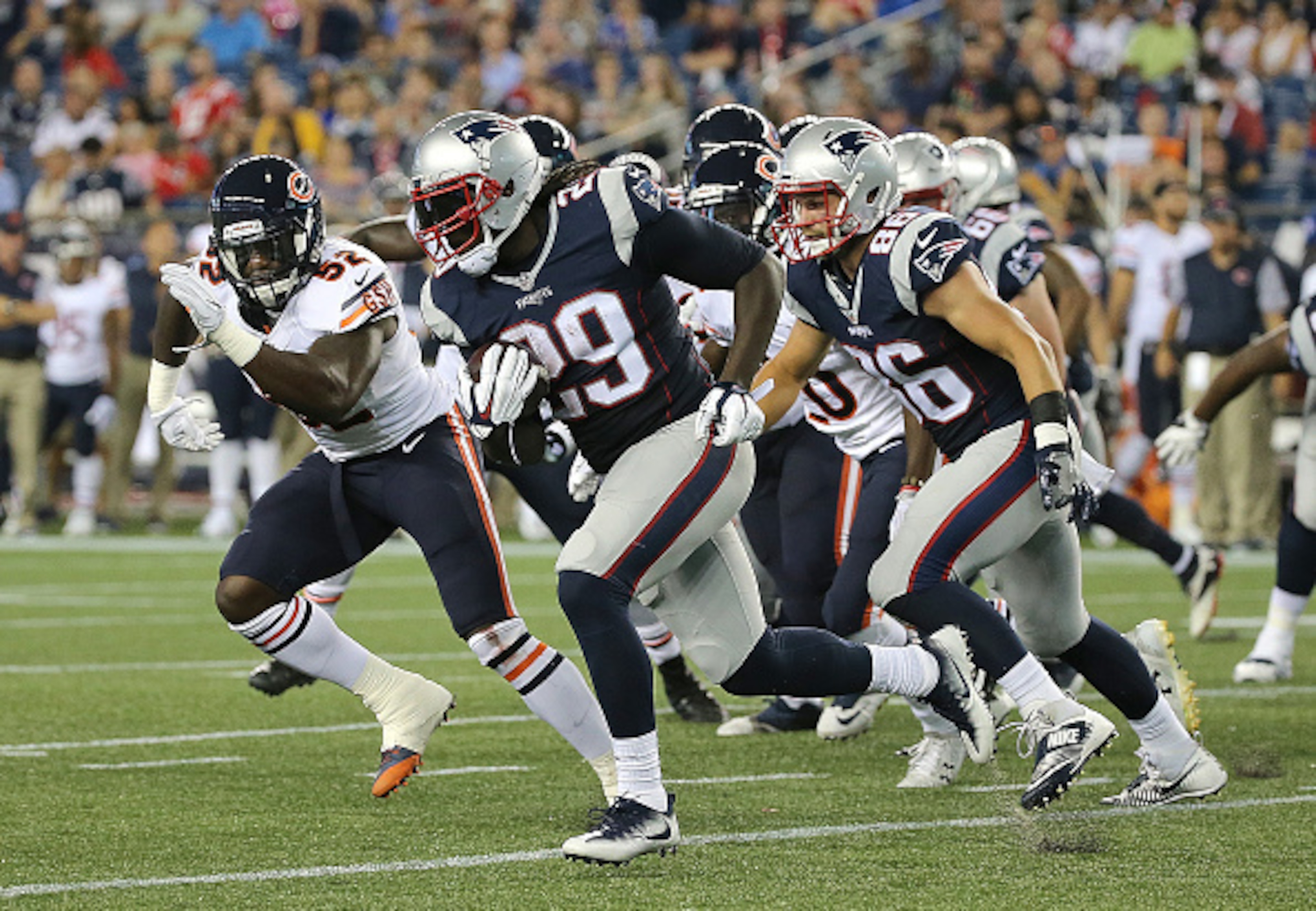 Running back LeGarrette Blount could lead the Patriots offense early in the season. Running back LeGarrette Blount could lead the Patriots offense early in the season.