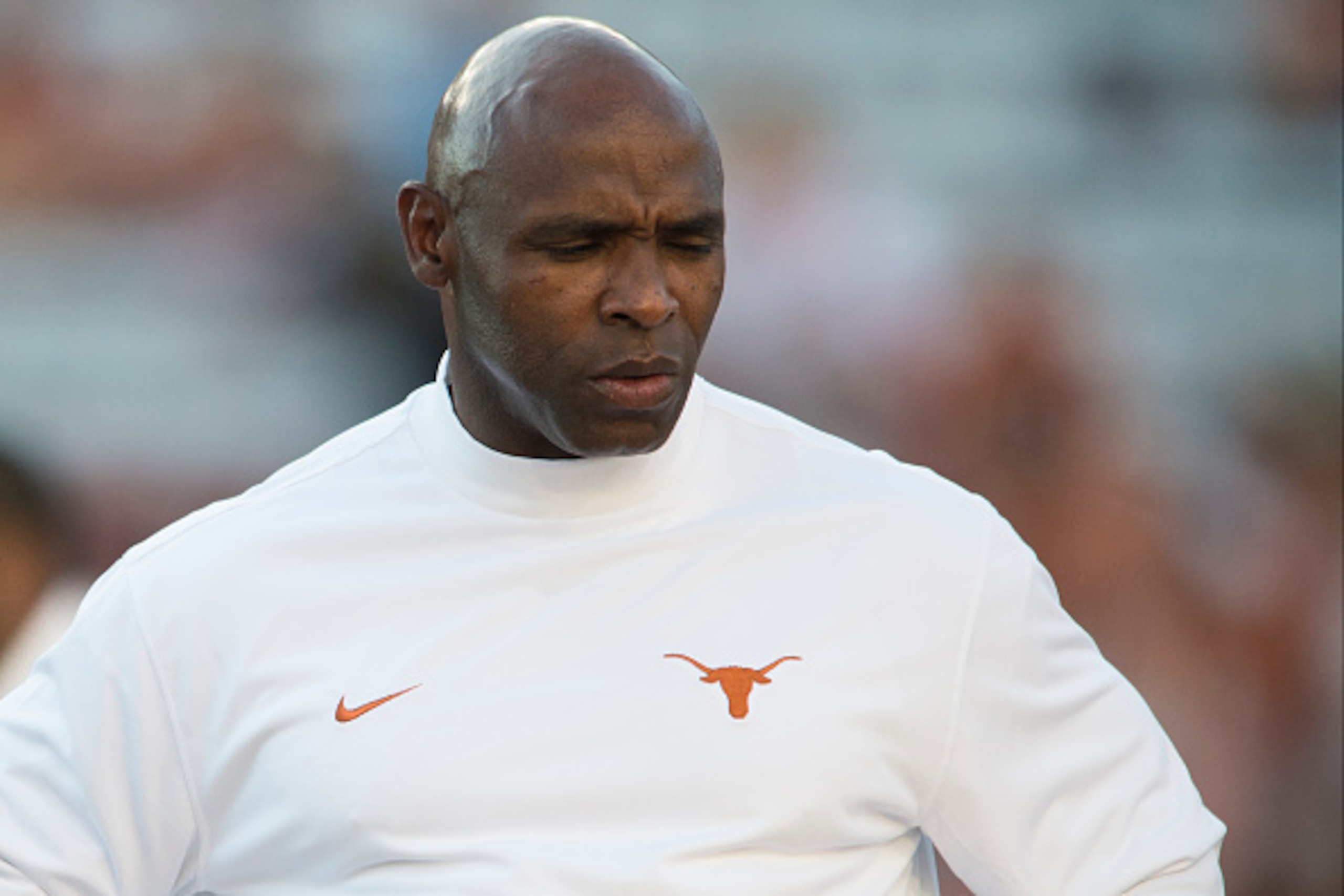 Texas head coach Charlie Strong