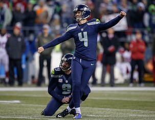 Expect a busy weekend for Steven Hauschka.