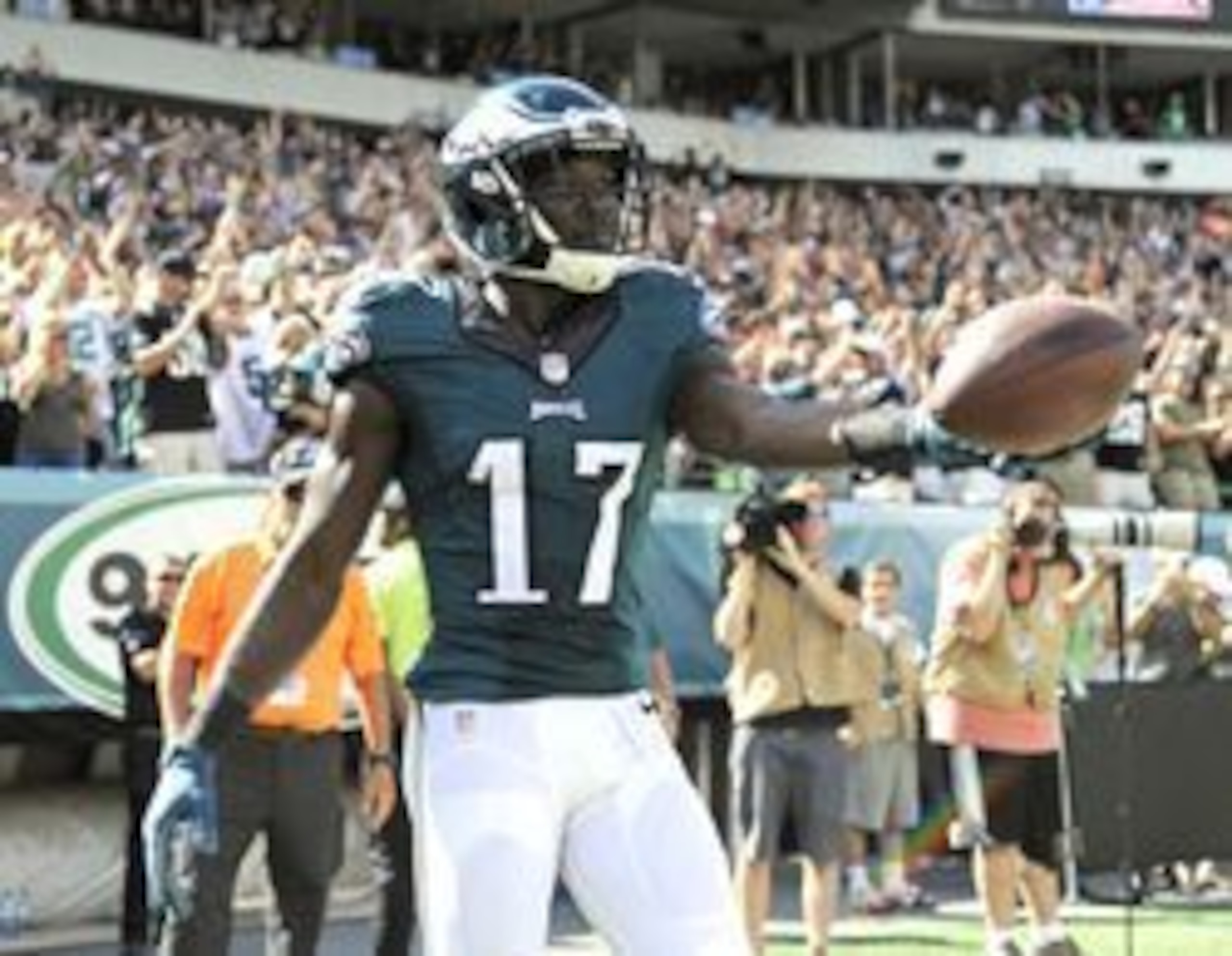 Nelson Agholor disappointed as a rookie, but he's trying to put that behind him.