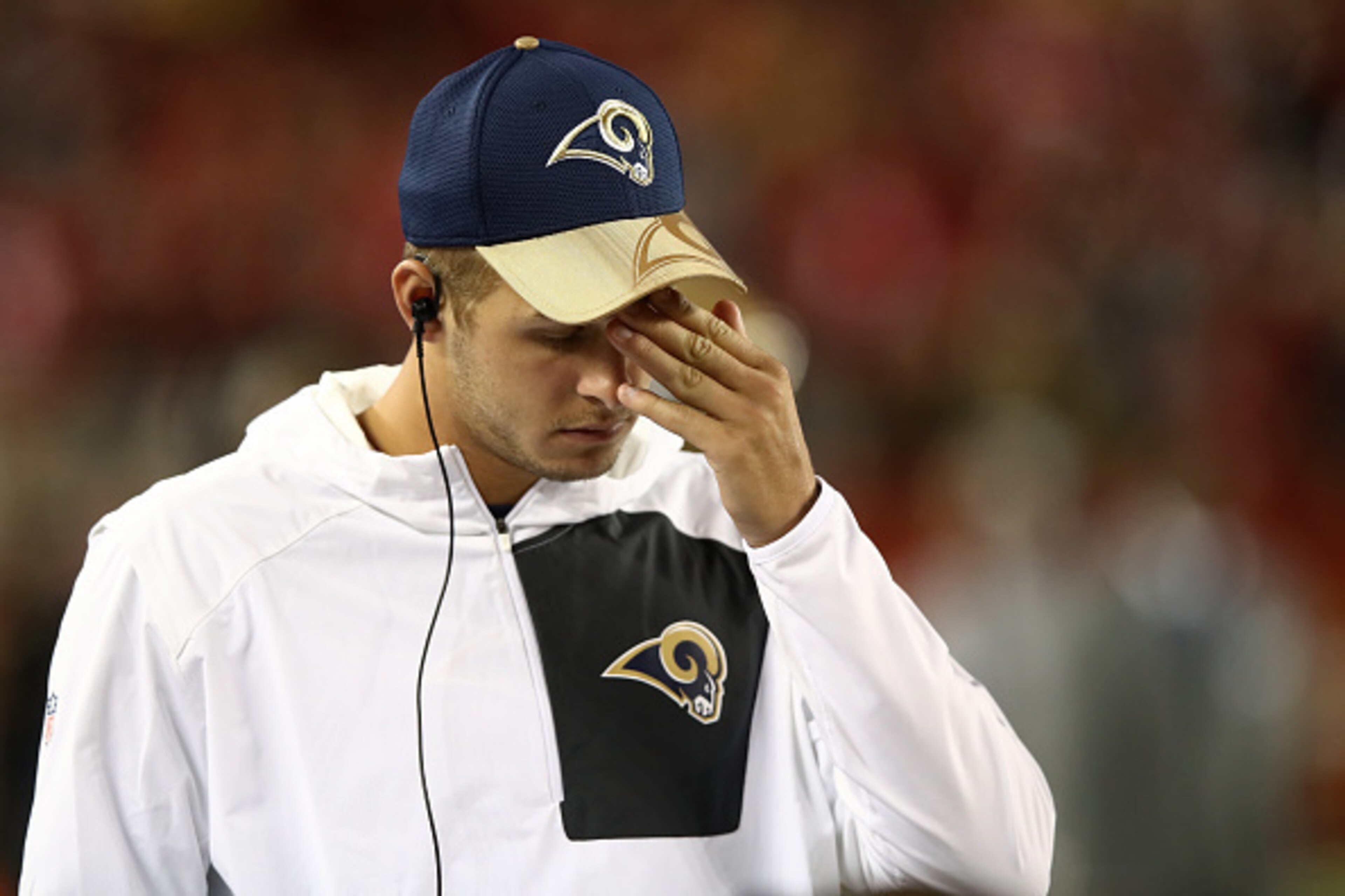 This is what Jared Goff looked like as the third quarterback in Week 1.
