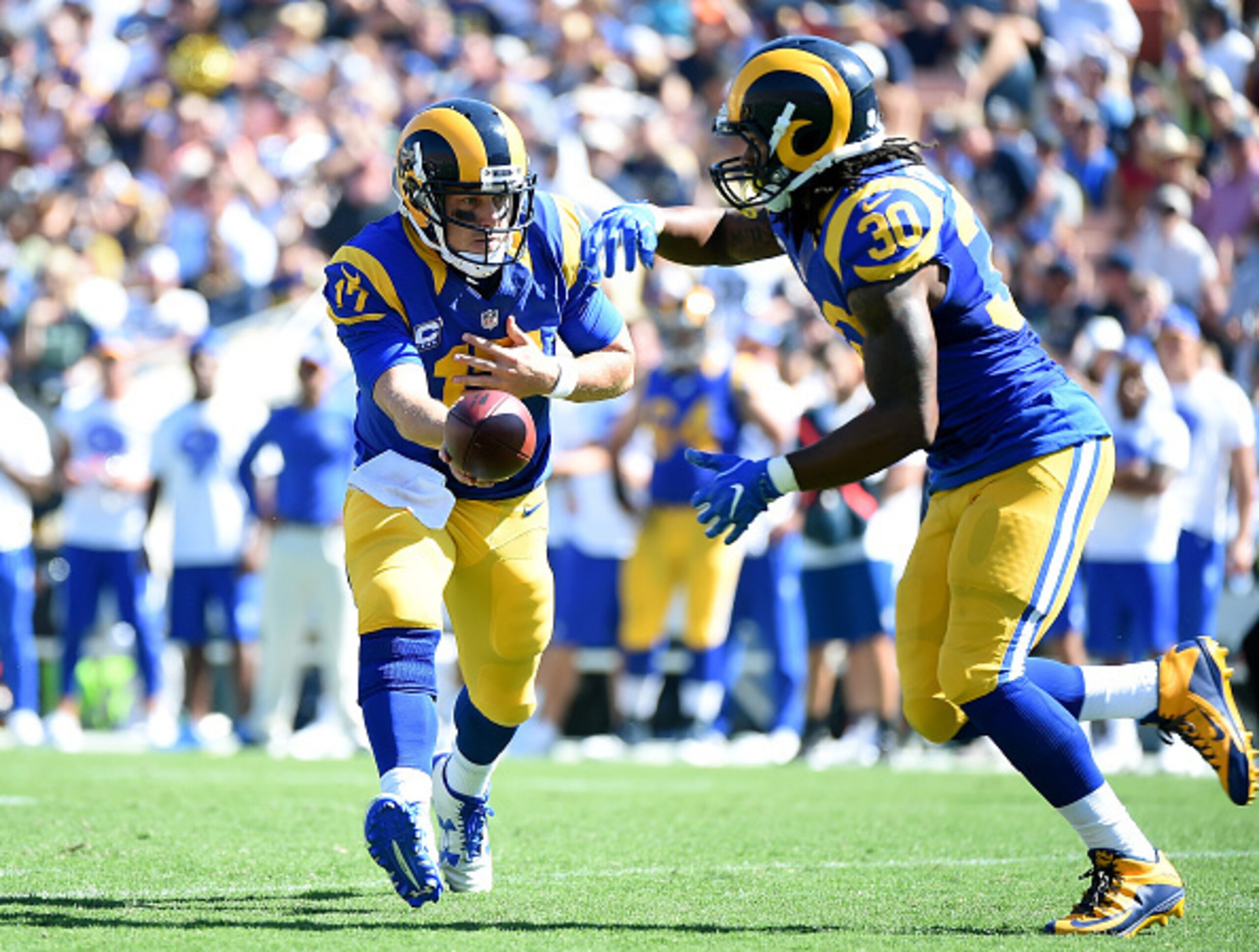 Defenses are focusing on stopping Todd Gurley because they aren't threatened by Case Keenum.