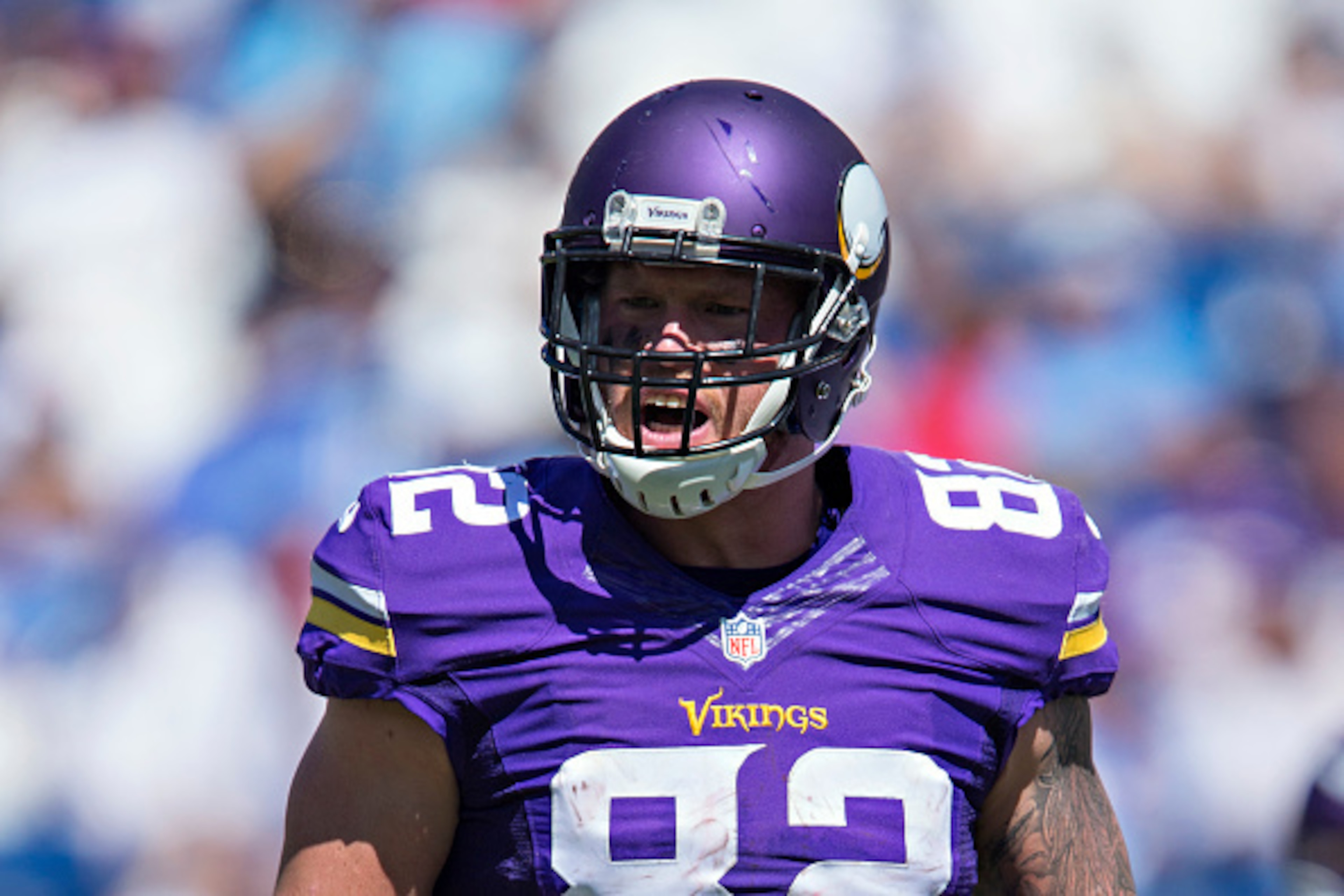 Kyle Rudolph already has a connection with Sam Bradford. Kyle Rudolph already has a connection with Sam Bradford.
