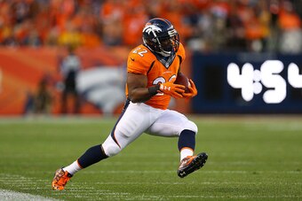 It should be a busy afternoon for C.J. Anderson against the Falcons.