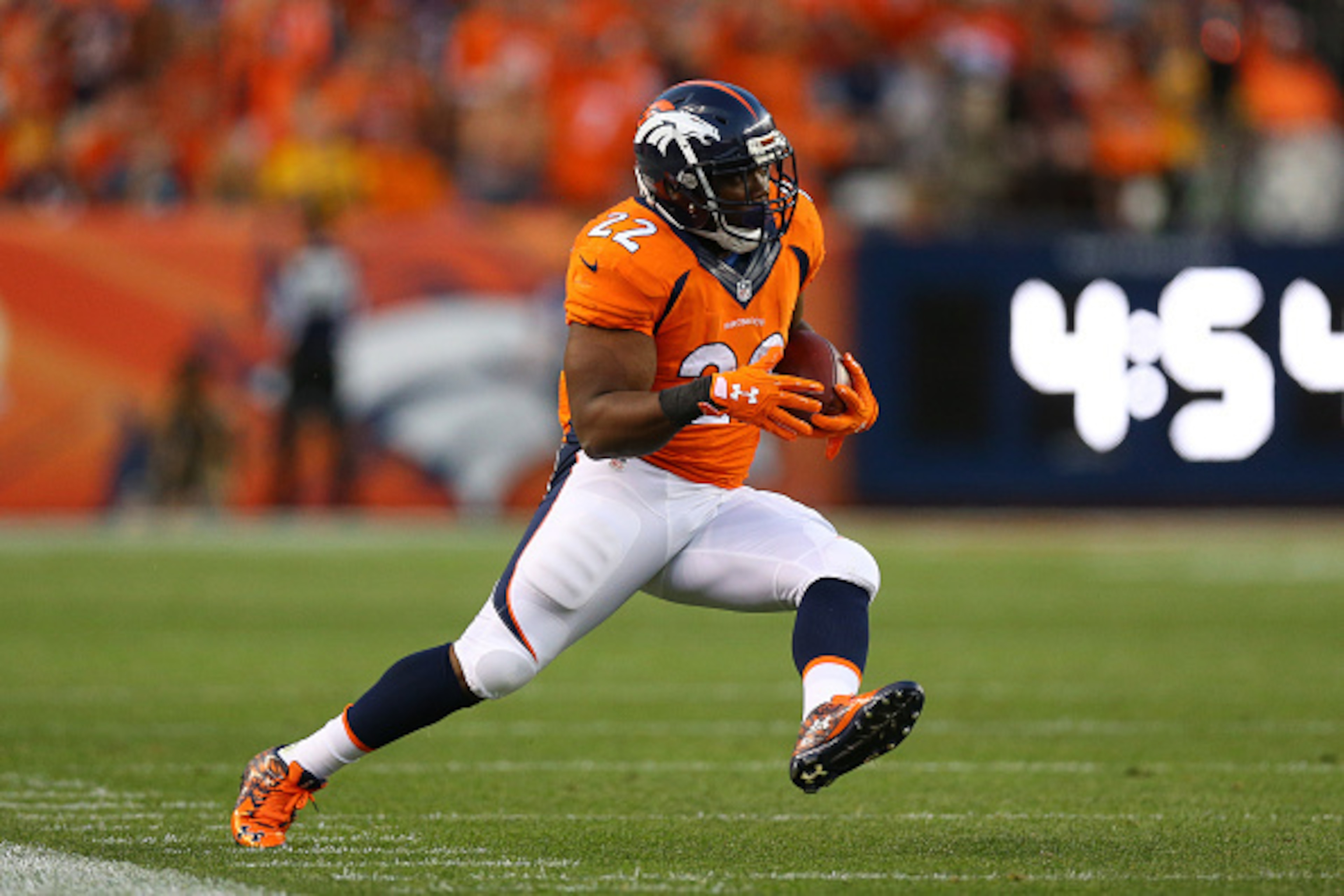 It should be a busy afternoon for C.J. Anderson against the Falcons.