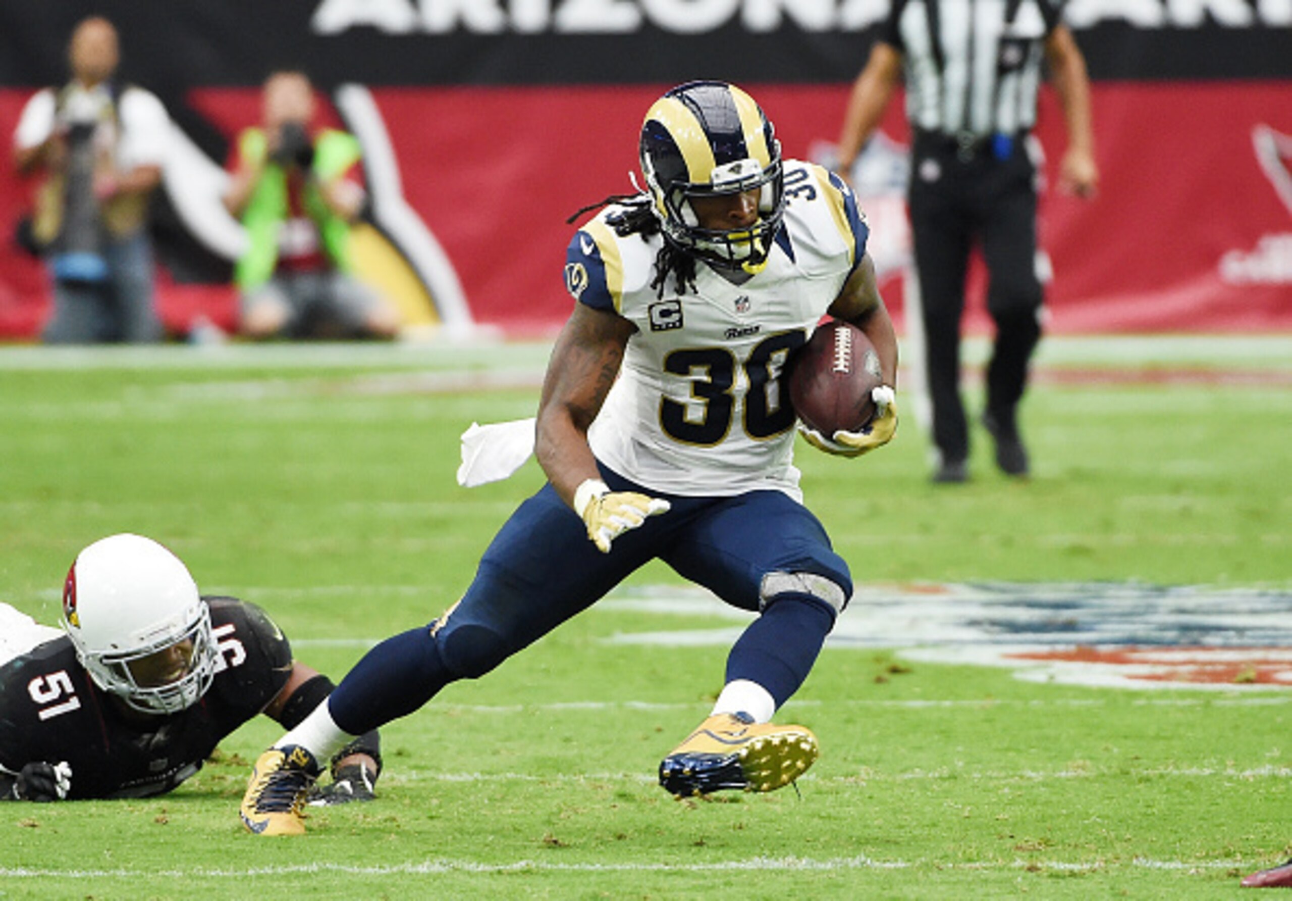 Todd Gurley could put his slow start behind him with a huge performance against the Lions.