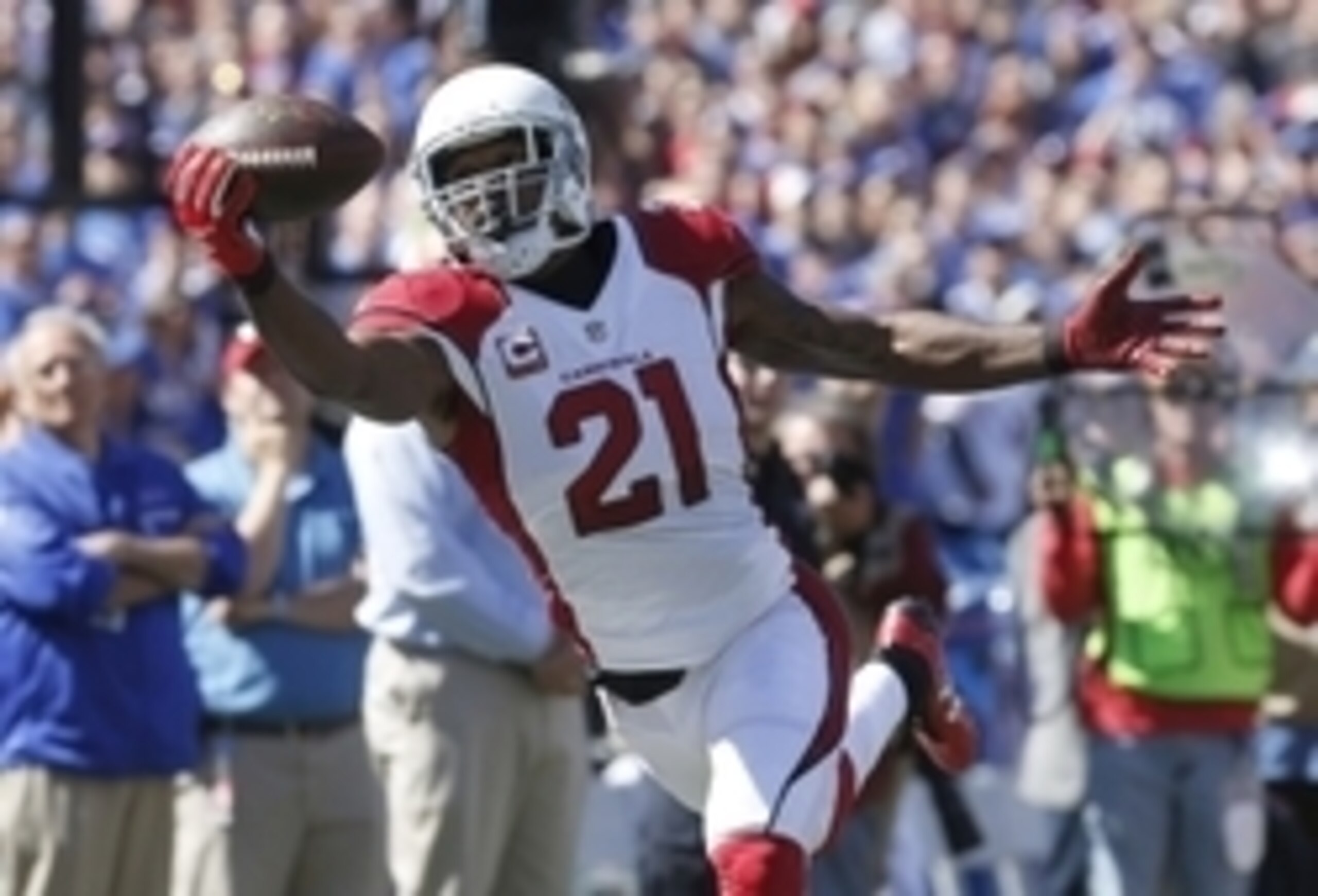 It won't be this difficult for Patrick Peterson to pick off Ryan Fitzpatrick on Monday night.