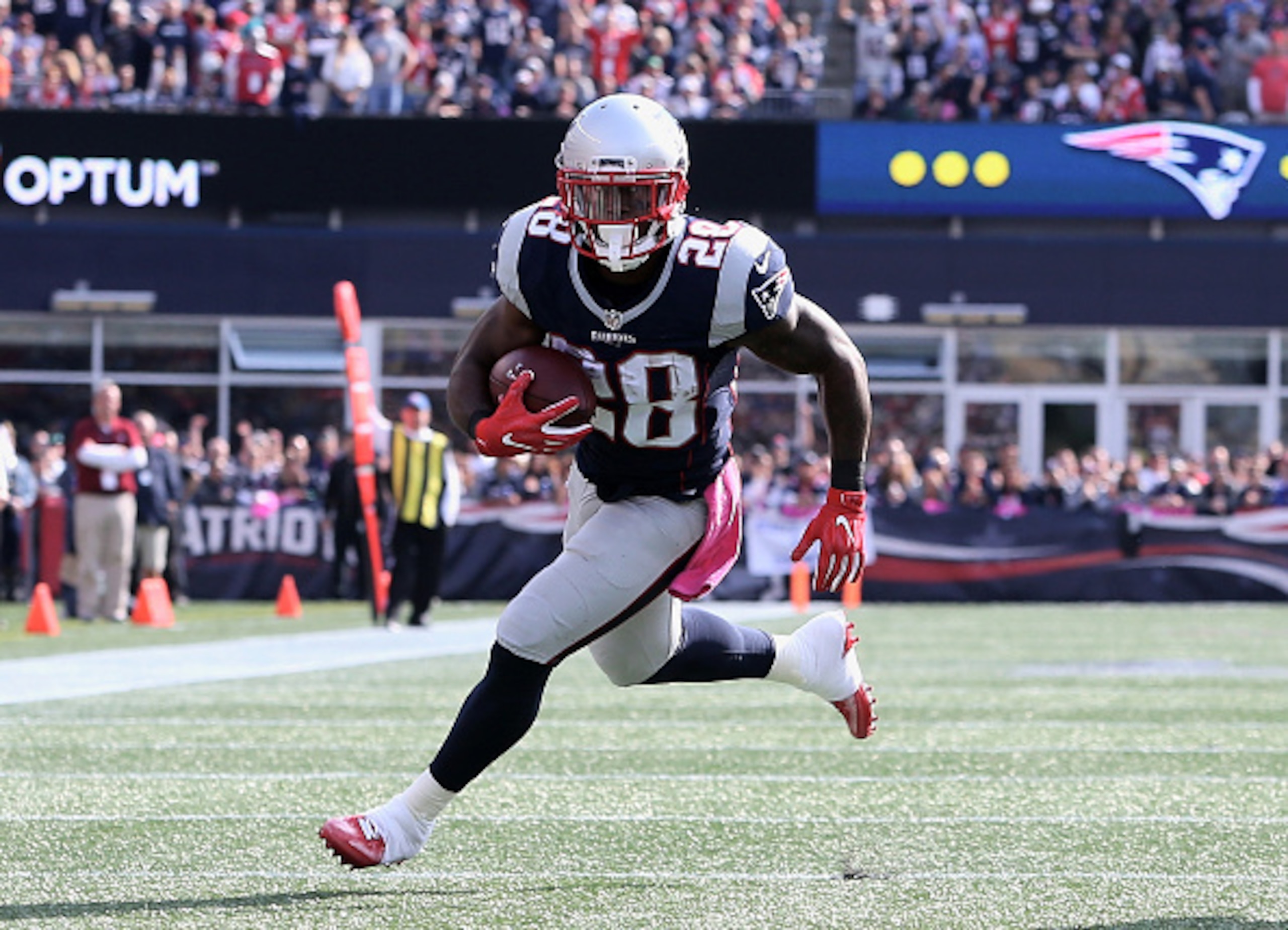 What becomes of James White when Dion Lewis returns?