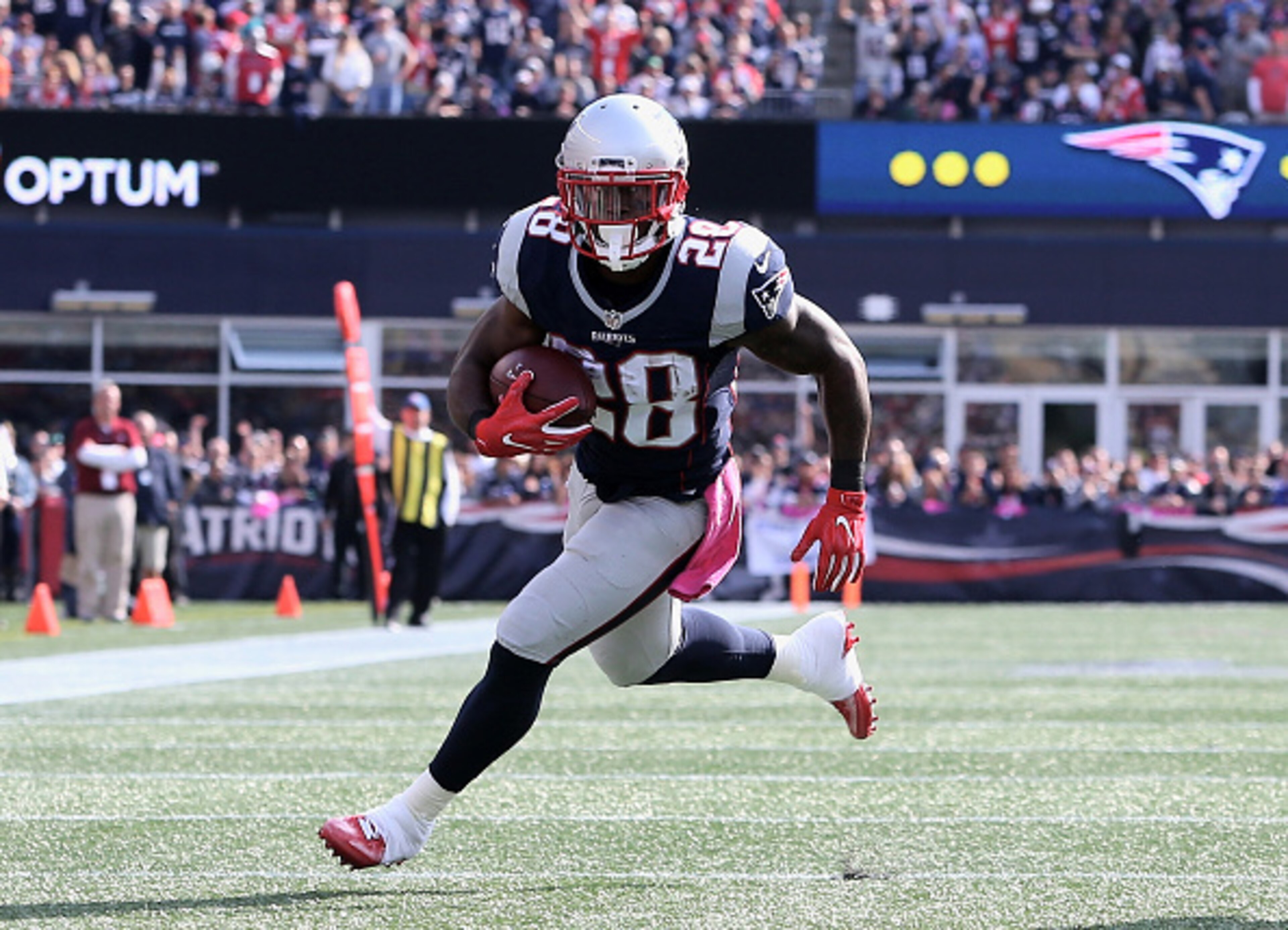 What becomes of James White when Dion Lewis returns?