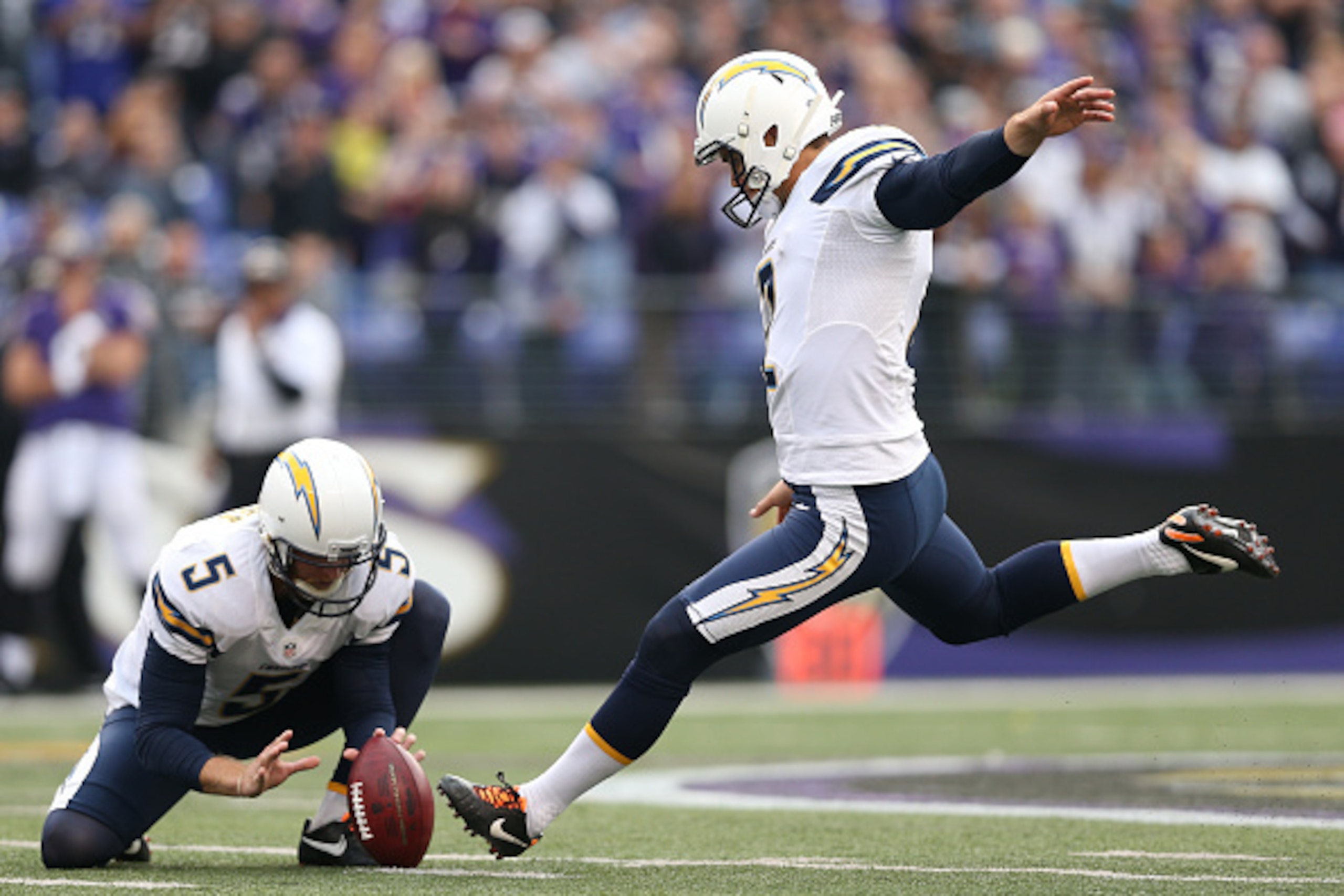 Josh Lambo has been reliable for the Chargers.
