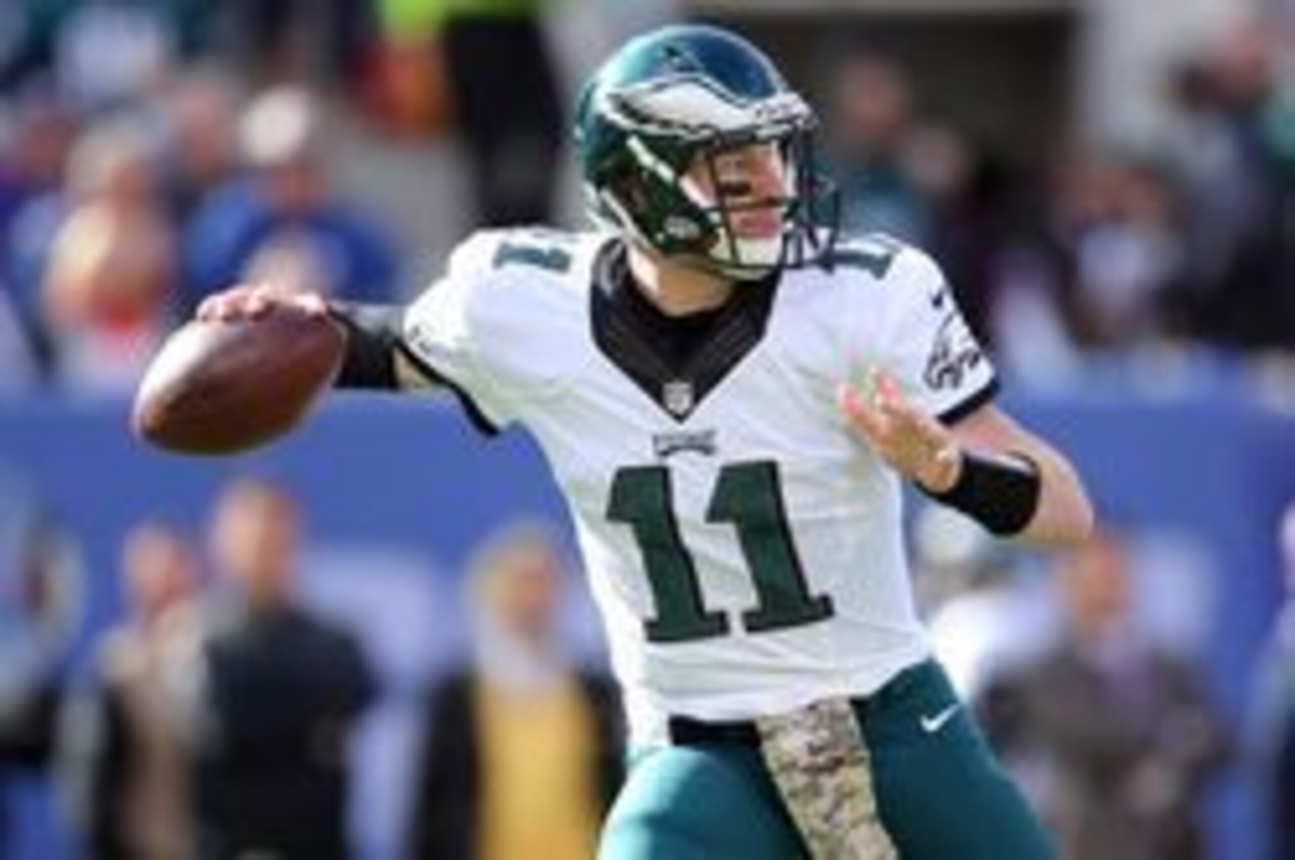 Carson Wentz should be busy when he takes on the Falcons. Carson Wentz should be busy when he takes on the Falcons.