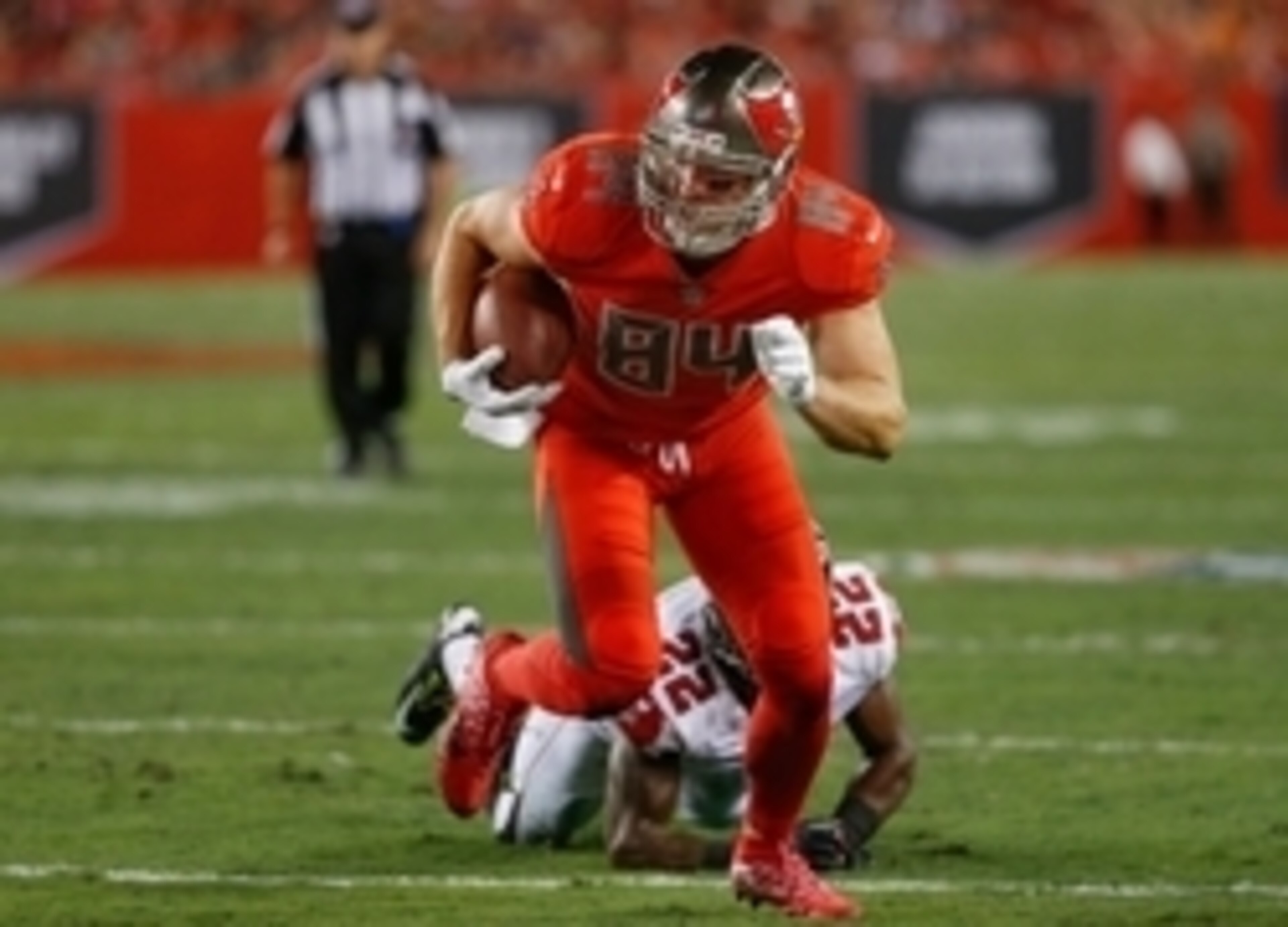 Outside of Mike Evans, Cameron Brate is the best target for Jameis Winston.